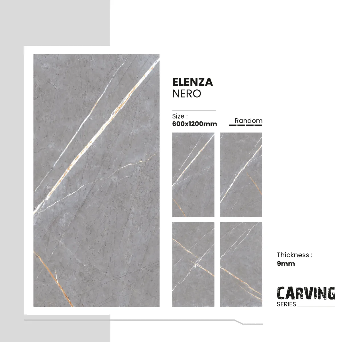 Carving Series Catalogue - Design 18 - 600x1200mm Carving