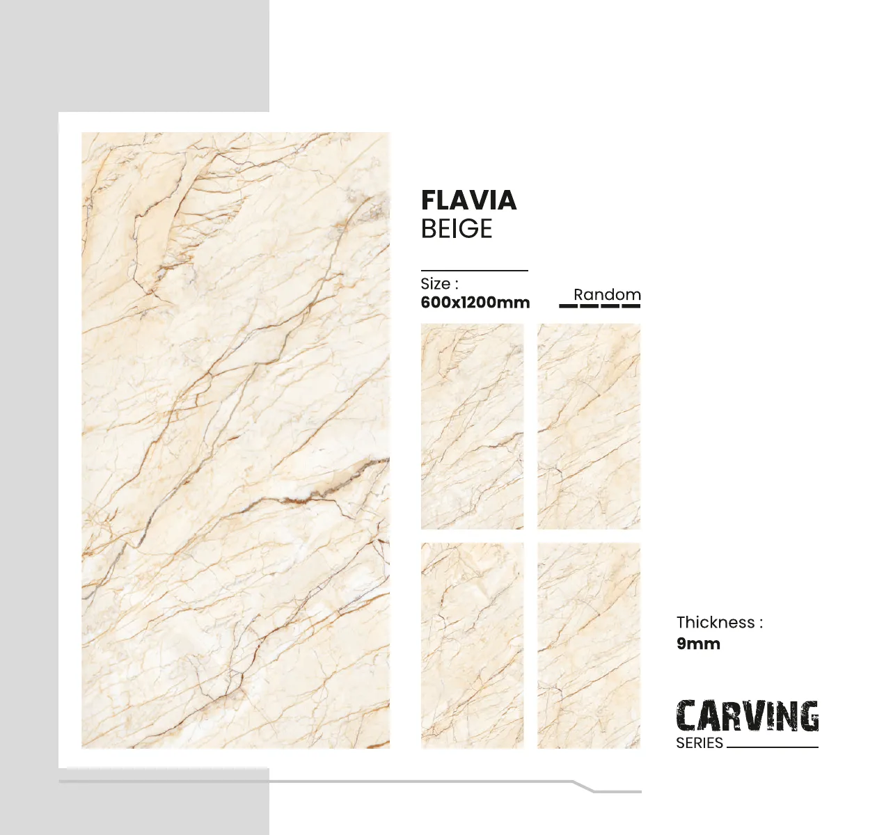 Carving Series Catalogue - Design 20 - 600x1200mm Carving