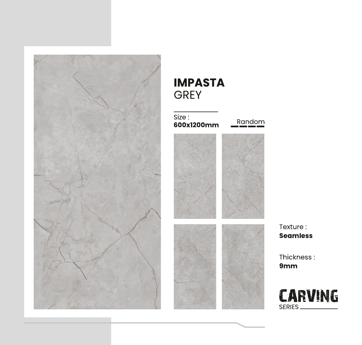 Carving Series Catalogue - Design 26 - 600x1200mm Carving