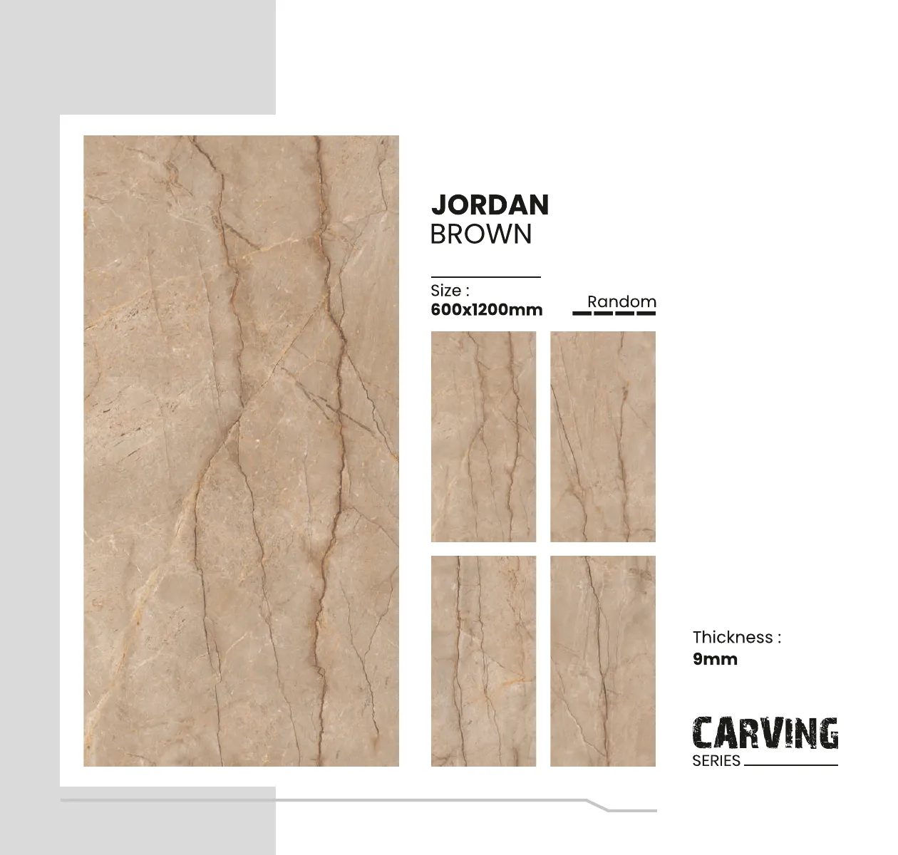 Carving Series Catalogue - Design 27 - 600x1200mm Carving