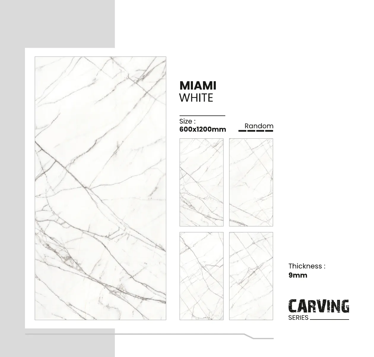 Carving Series Catalogue - Design 33 - 600x1200mm Carving