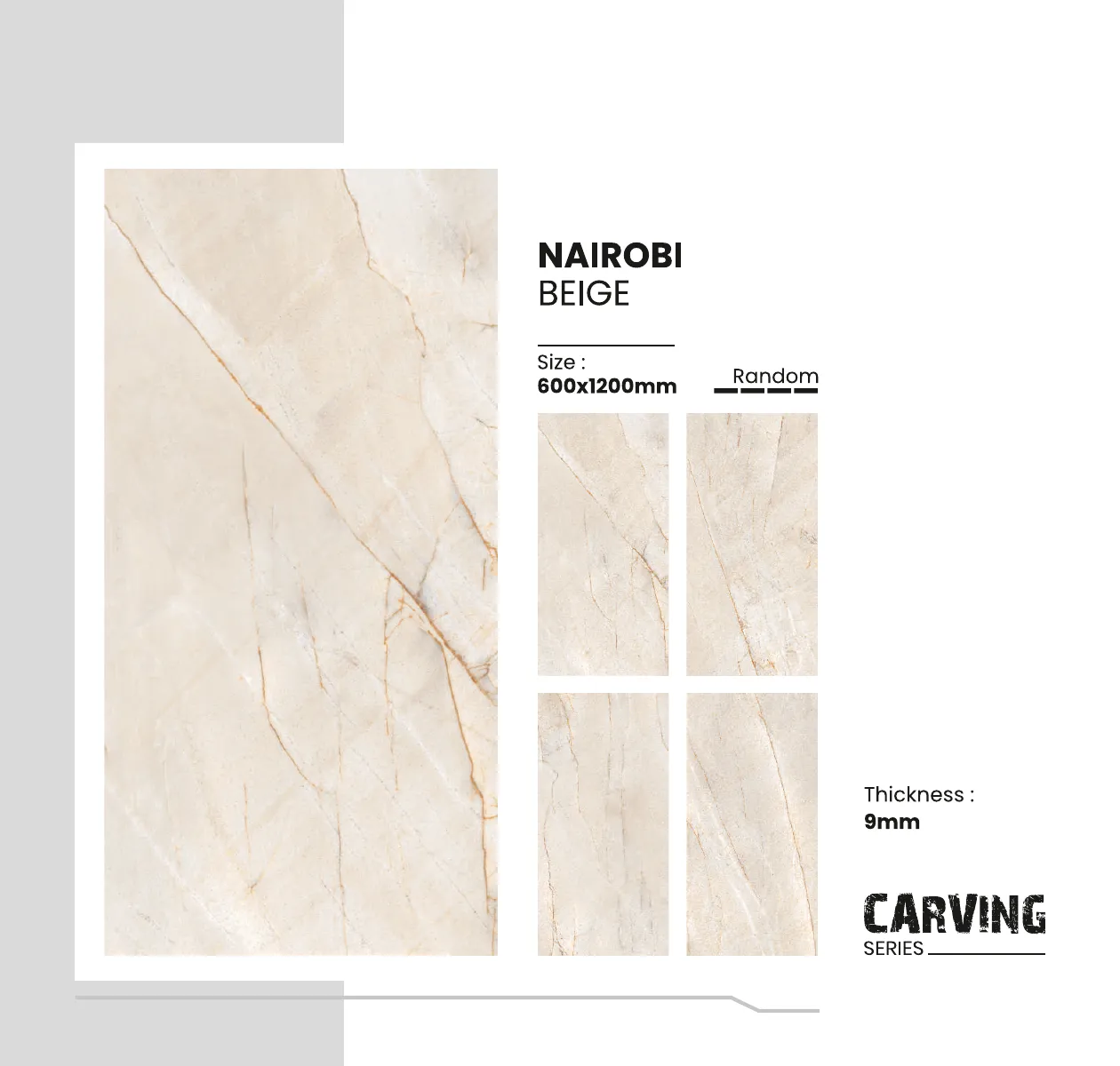 Carving Series Catalogue - Design 36 - 600x1200mm Carving