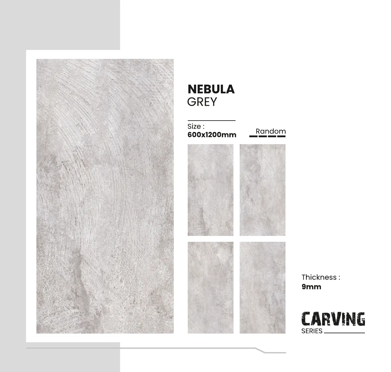 Carving Series Catalogue - Design 37 - 600x1200mm Carving