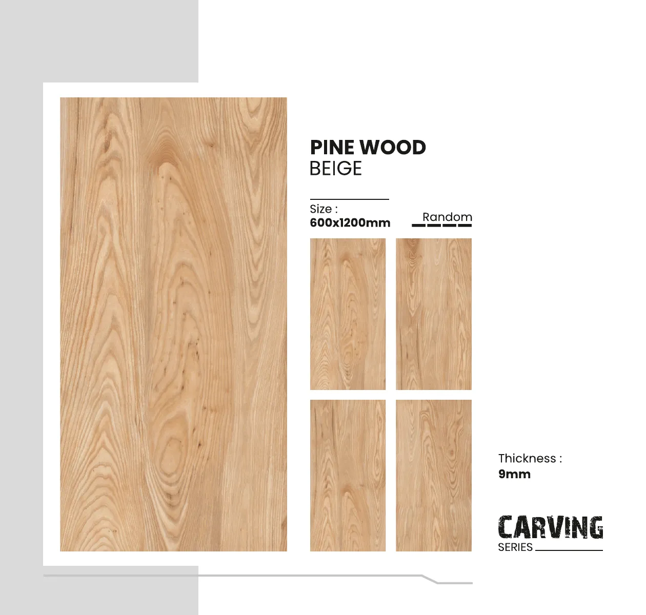 Carving Series Catalogue - Design 40 - 600x1200mm Carving