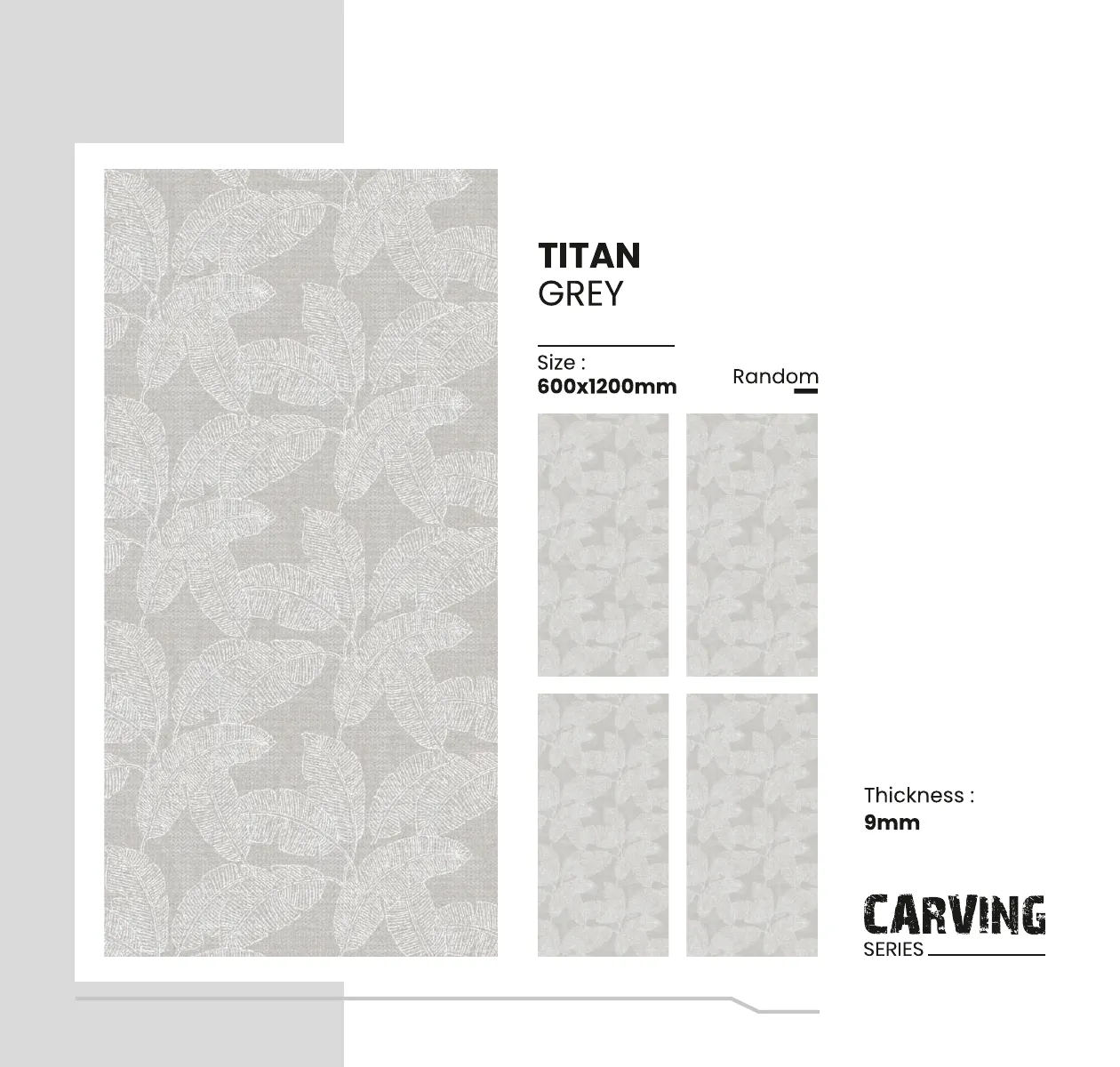 Carving Series Catalogue - Design 46 - 600x1200mm Carving