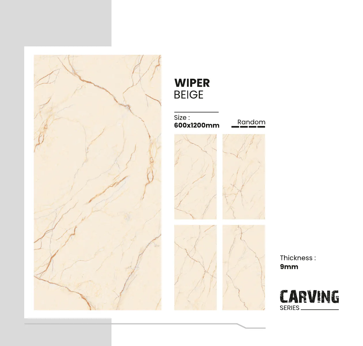 Carving Series Catalogue - Design 50 - 600x1200mm Carving