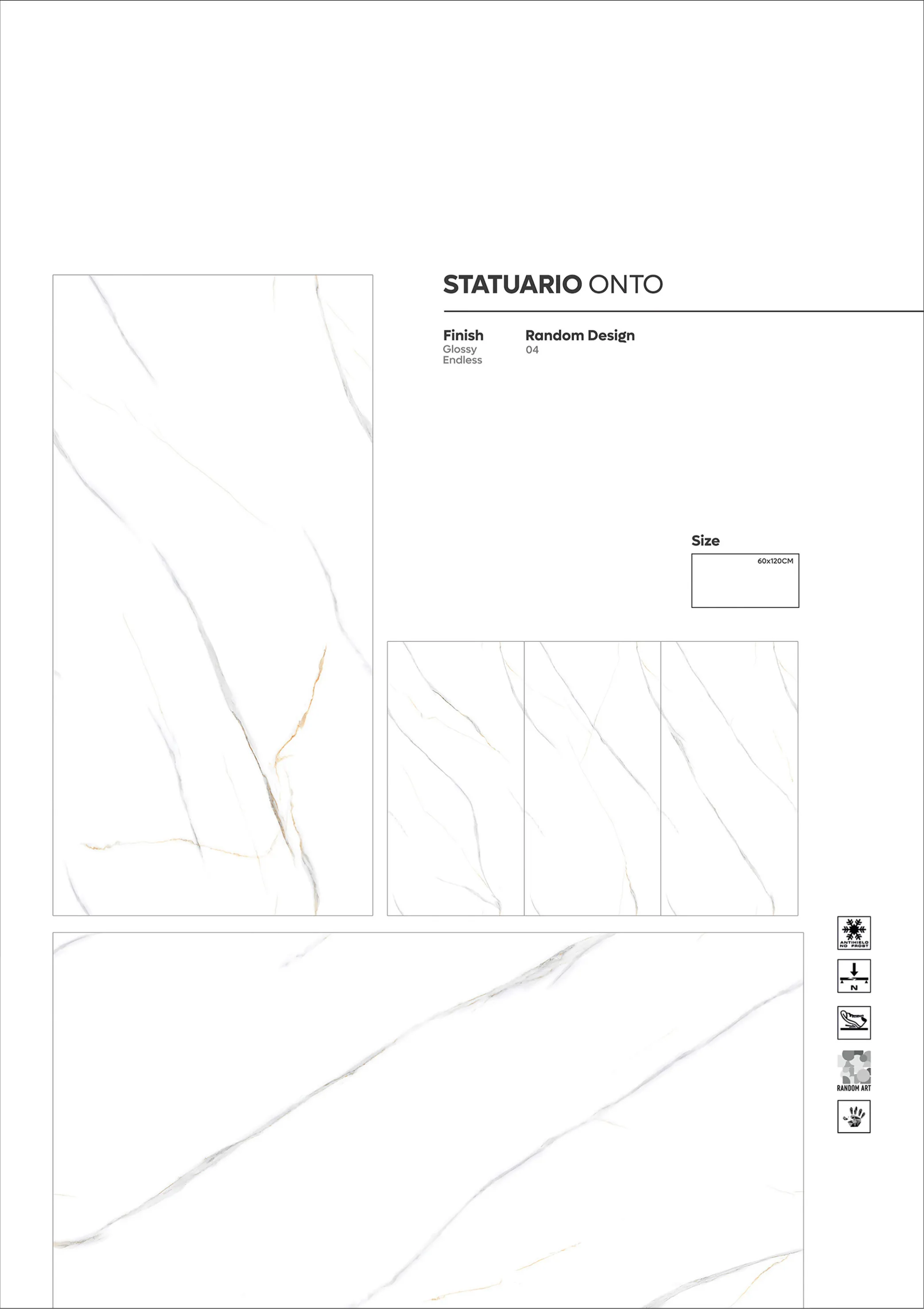 ENDLESS GLOSSY VOL 1 - Design 3 - 600x1200mm Glossy