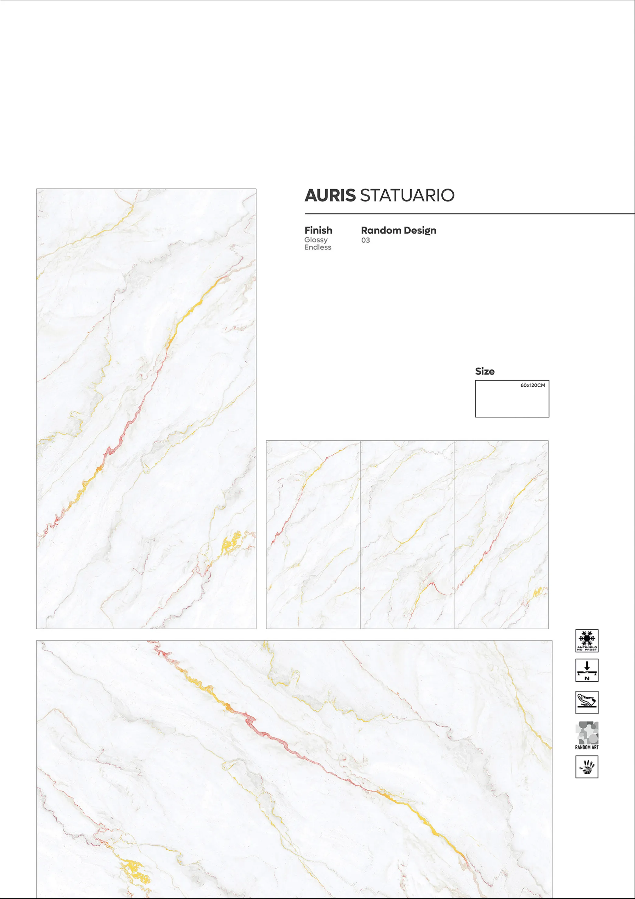 ENDLESS GLOSSY VOL 1 - Design 4 - 600x1200mm Glossy