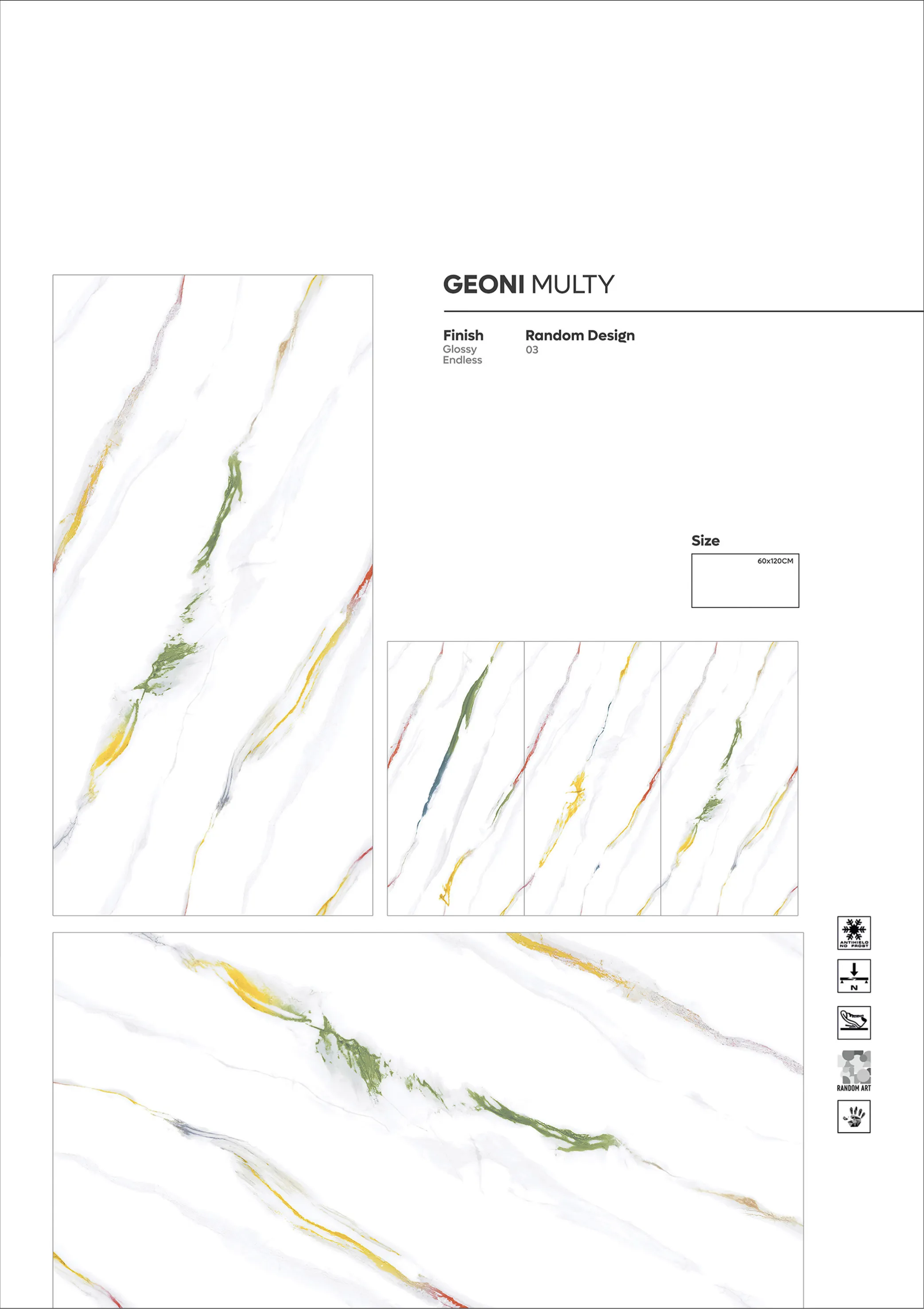 ENDLESS GLOSSY VOL 1 - Design 6 - 600x1200mm Glossy
