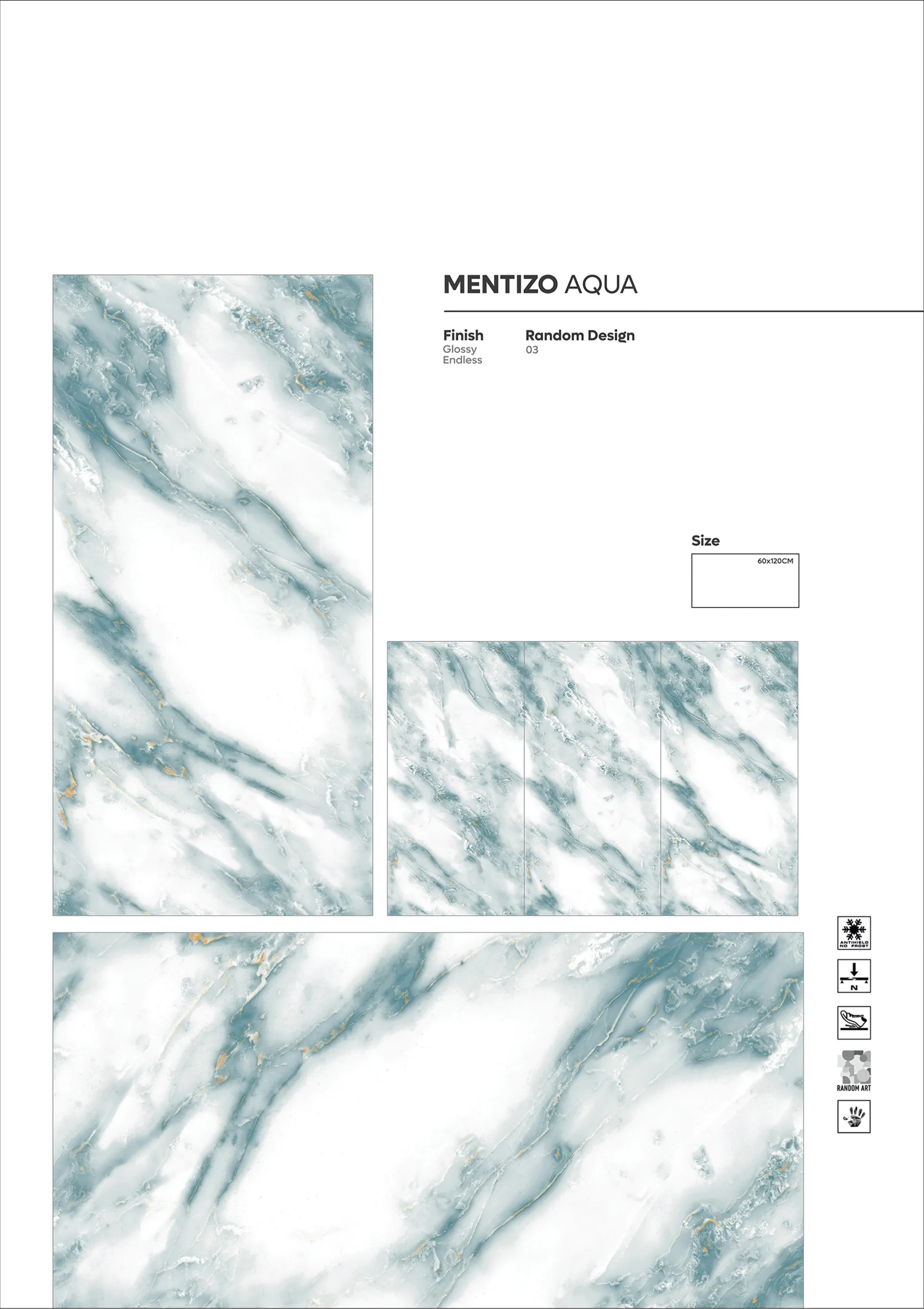 ENDLESS GLOSSY VOL 1 - Design 9 - 600x1200mm Glossy