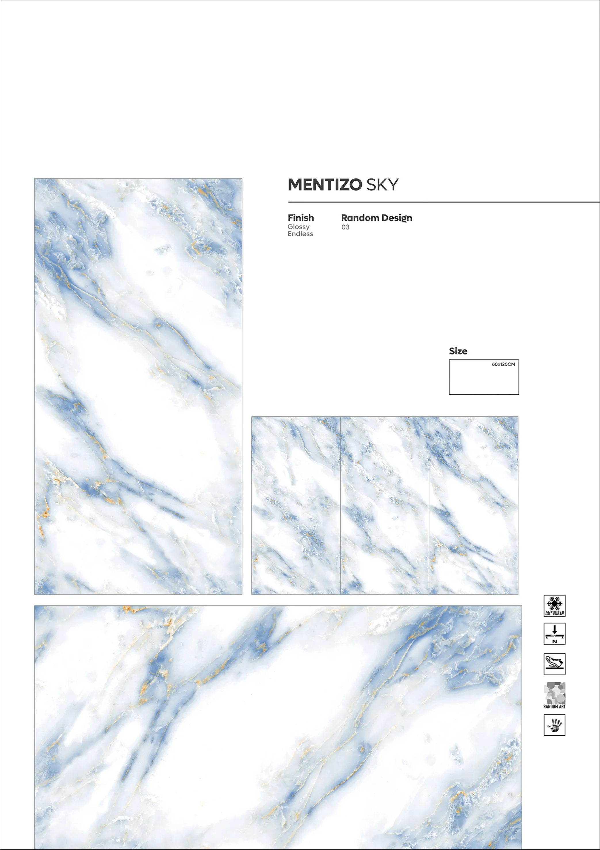 ENDLESS GLOSSY VOL 1 - Design 10 - 600x1200mm Glossy
