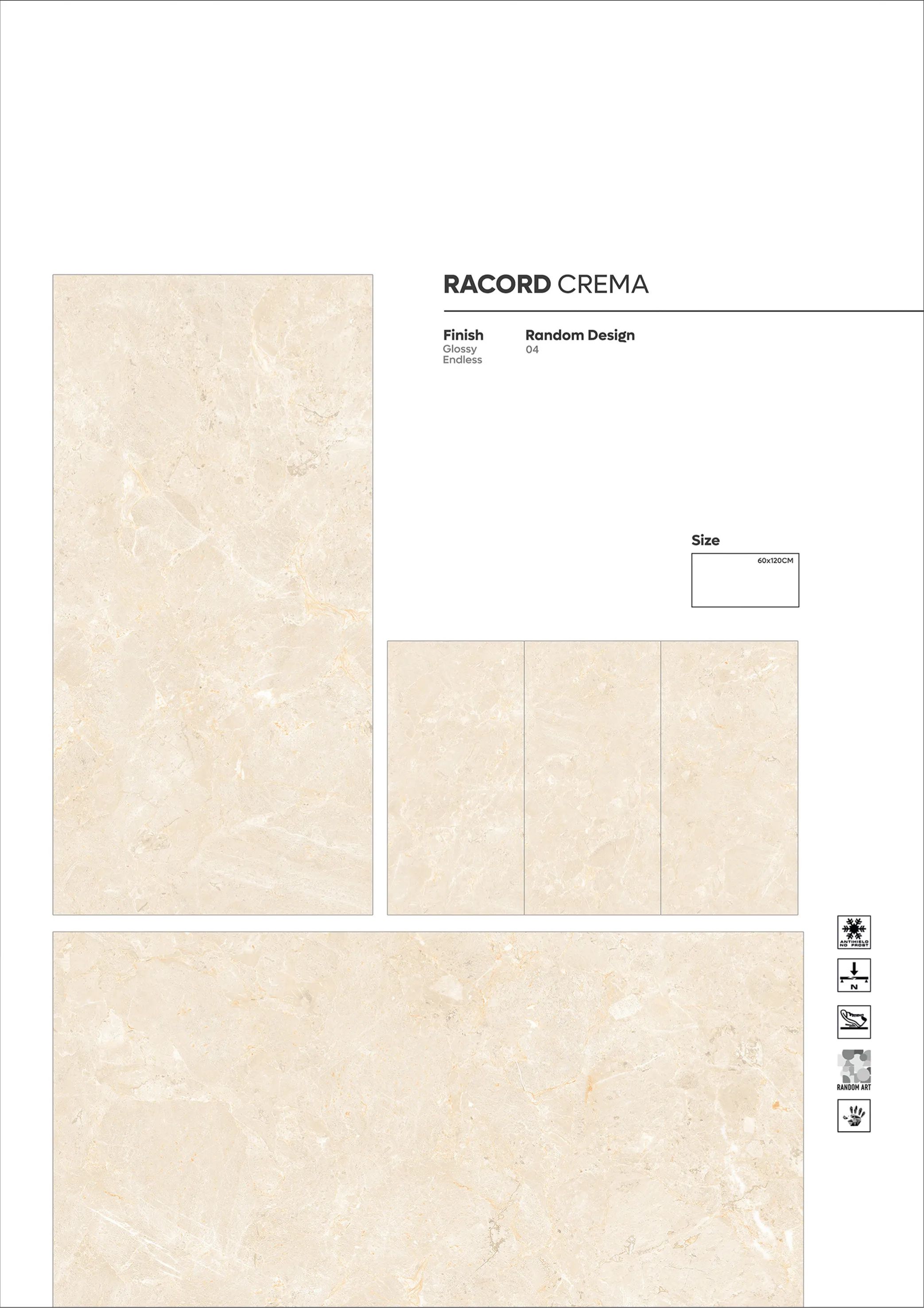 ENDLESS GLOSSY VOL 1 - Design 12 - 600x1200mm Glossy