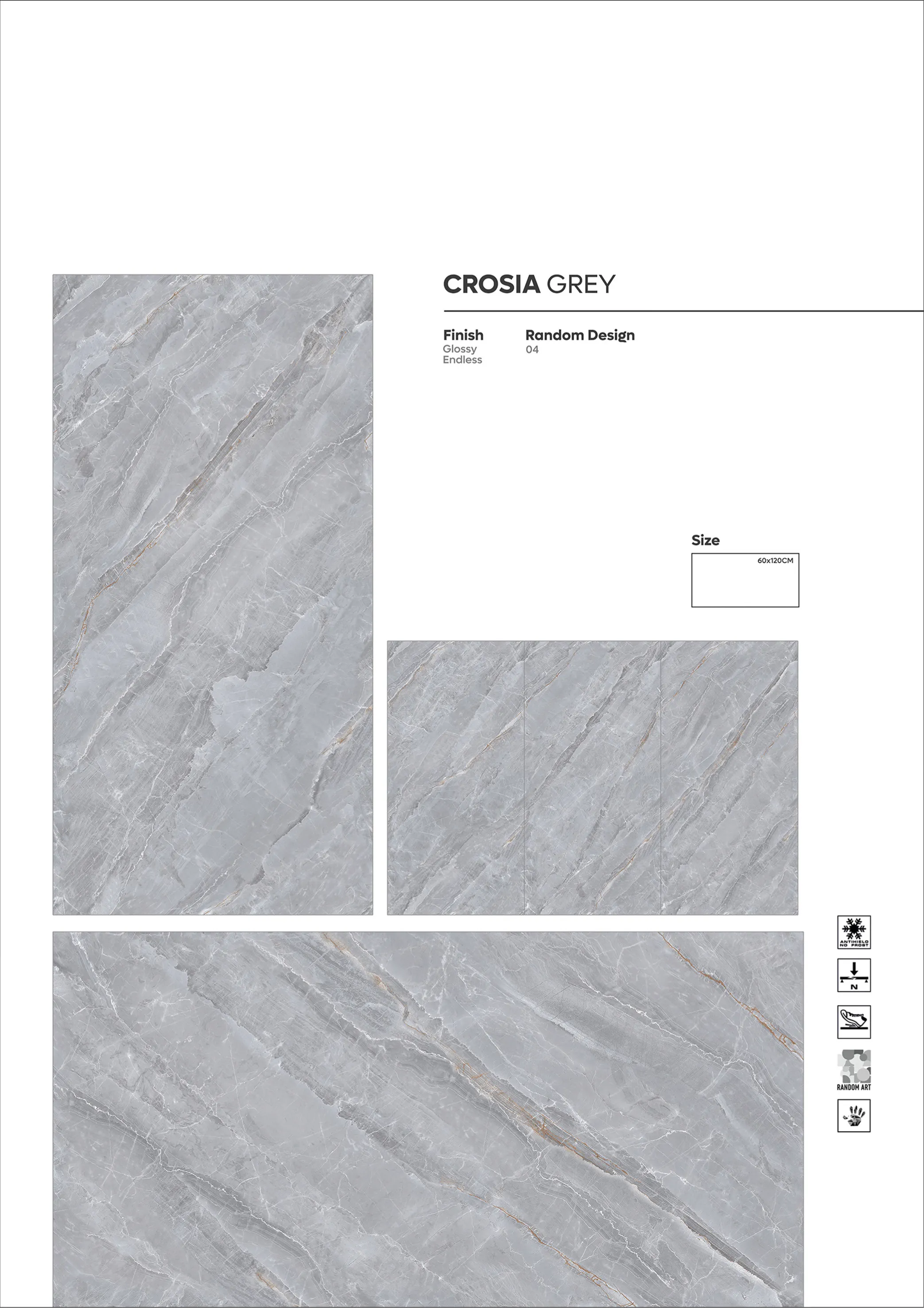 ENDLESS GLOSSY VOL 1 - Design 15 - 600x1200mm Glossy