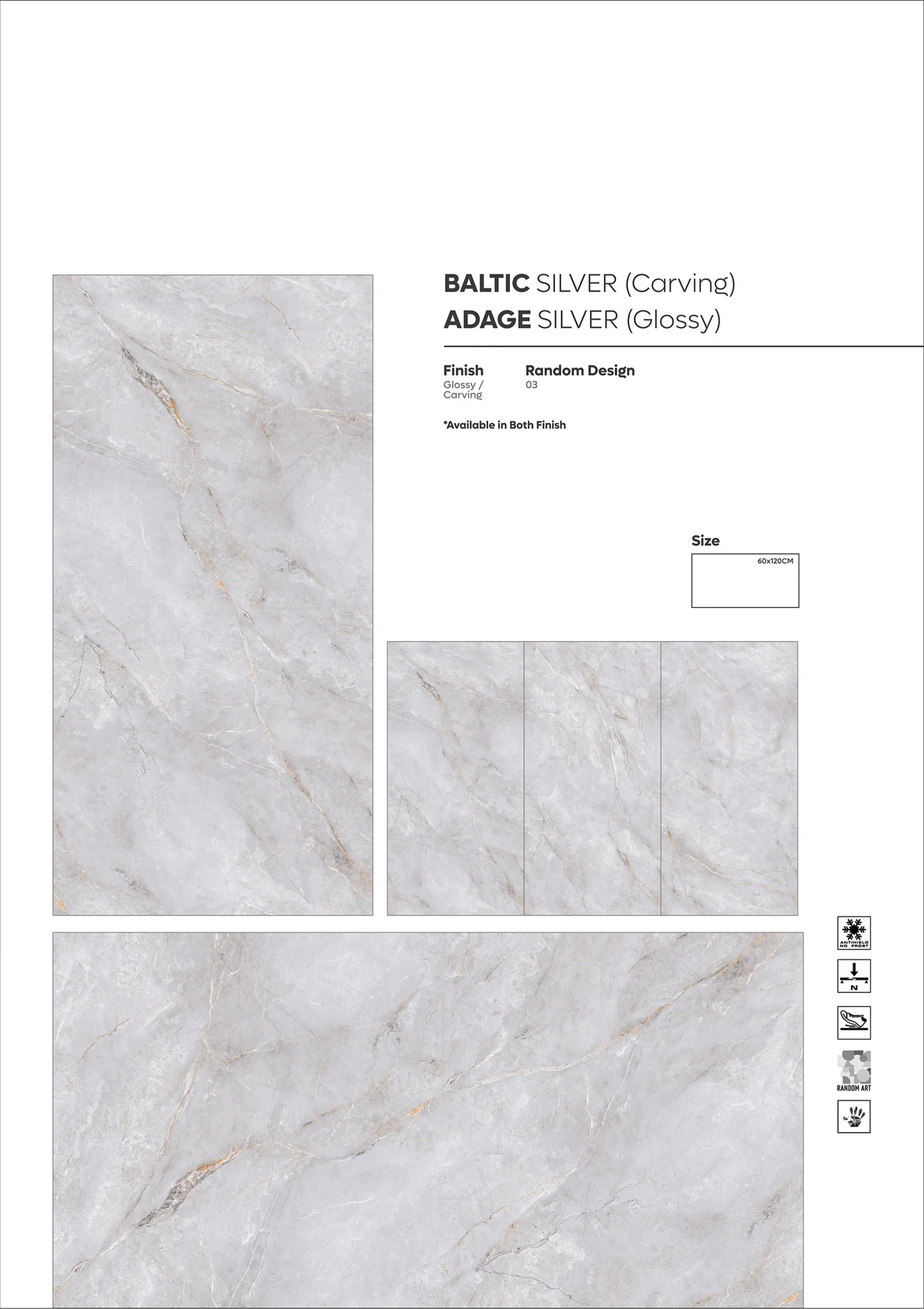 ENDLESS GLOSSY VOL 1 - Design 18 - 600x1200mm Glossy