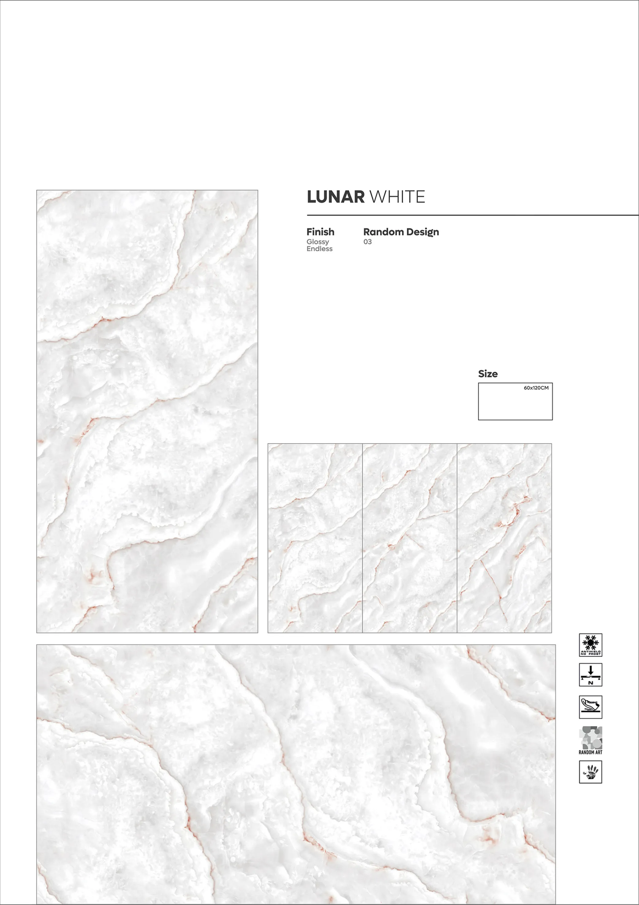 ENDLESS GLOSSY VOL 1 - Design 25 - 600x1200mm Glossy