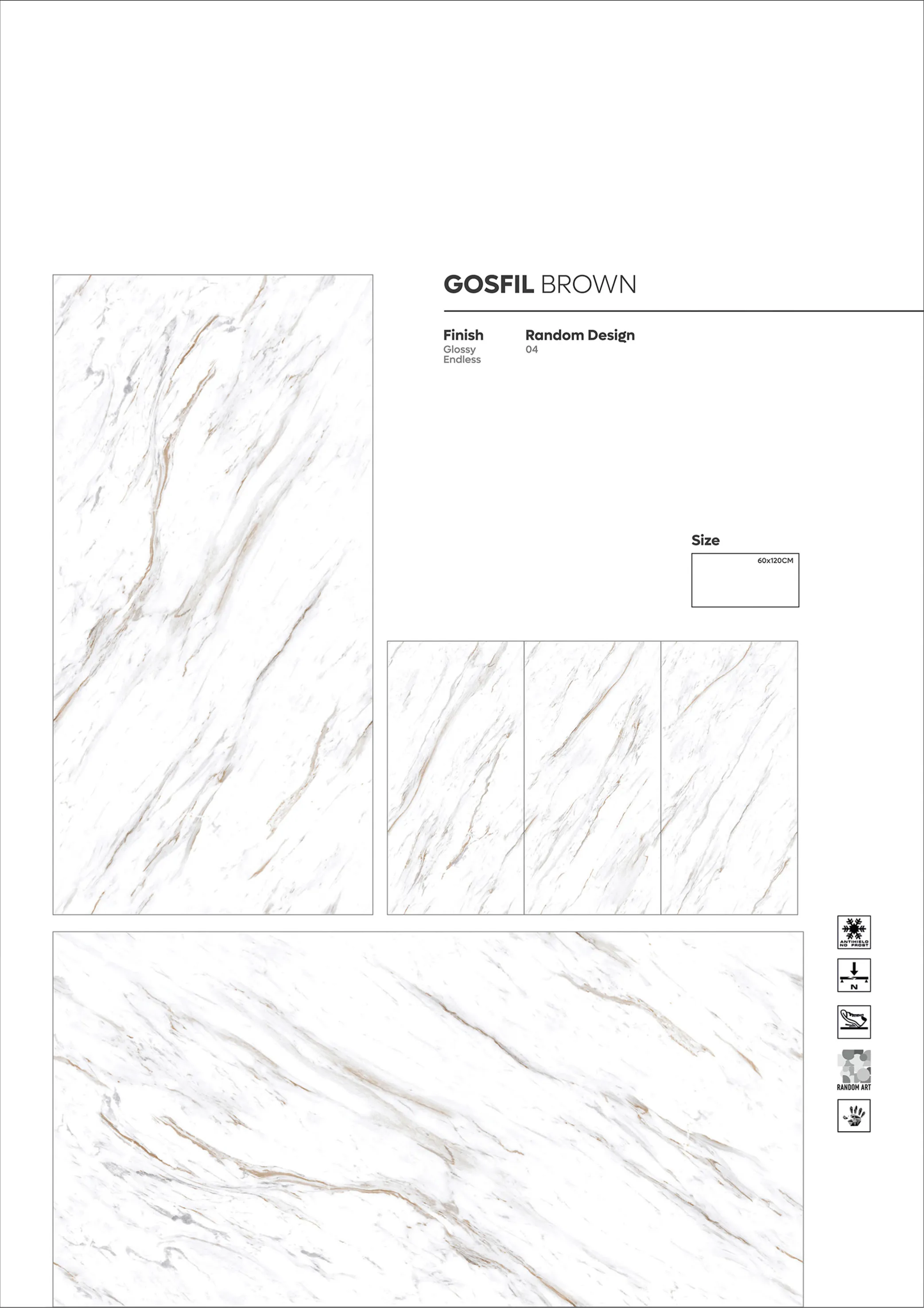 ENDLESS GLOSSY VOL 1 - Design 31 - 600x1200mm Glossy