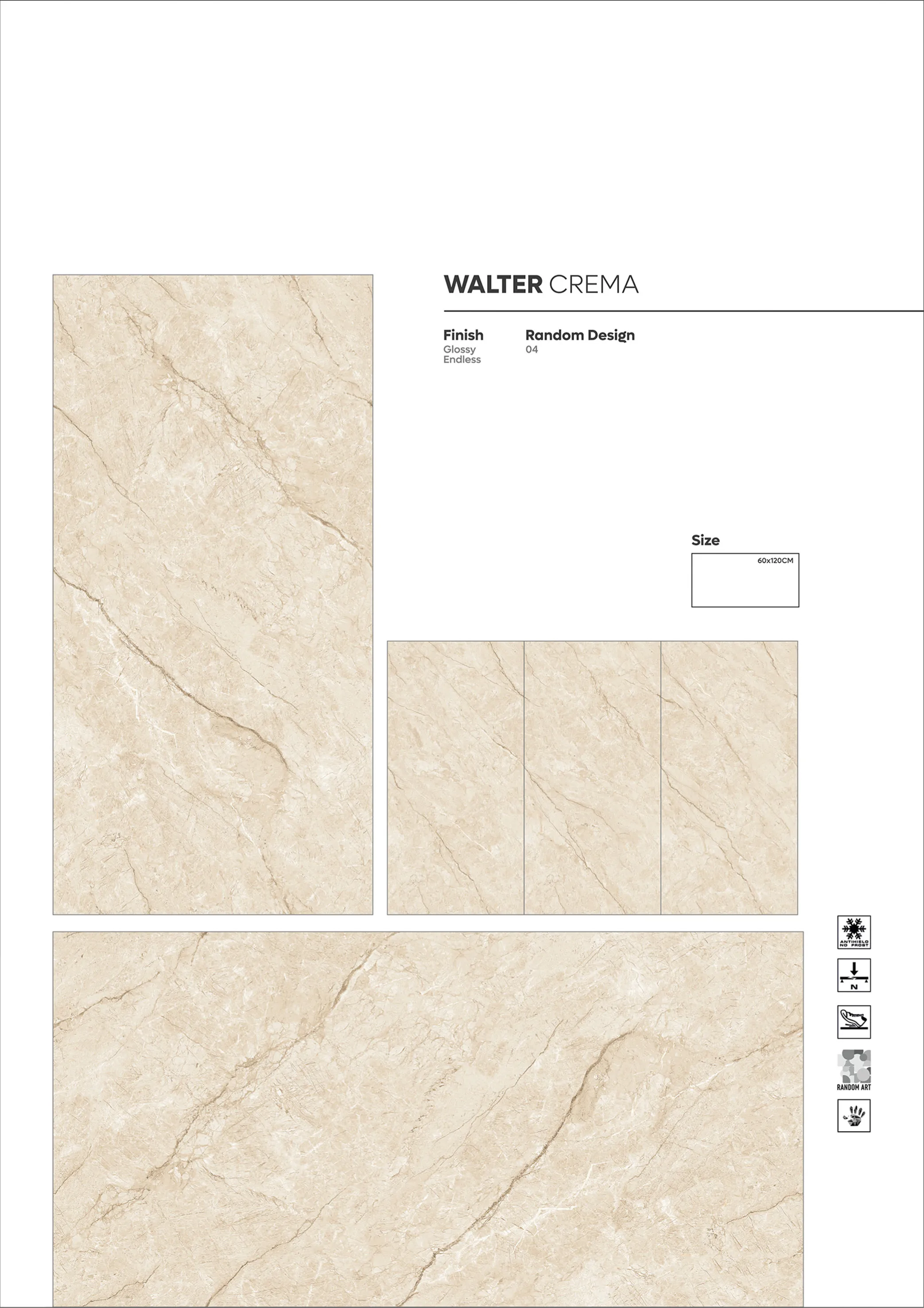 ENDLESS GLOSSY VOL 1 - Design 33 - 600x1200mm Glossy