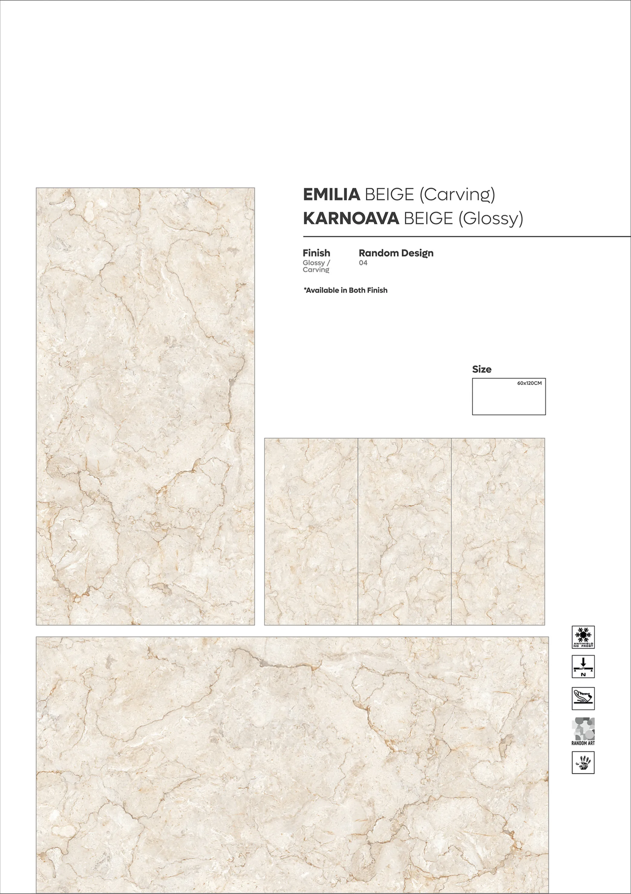 ENDLESS GLOSSY VOL 1 - Design 35 - 600x1200mm Glossy
