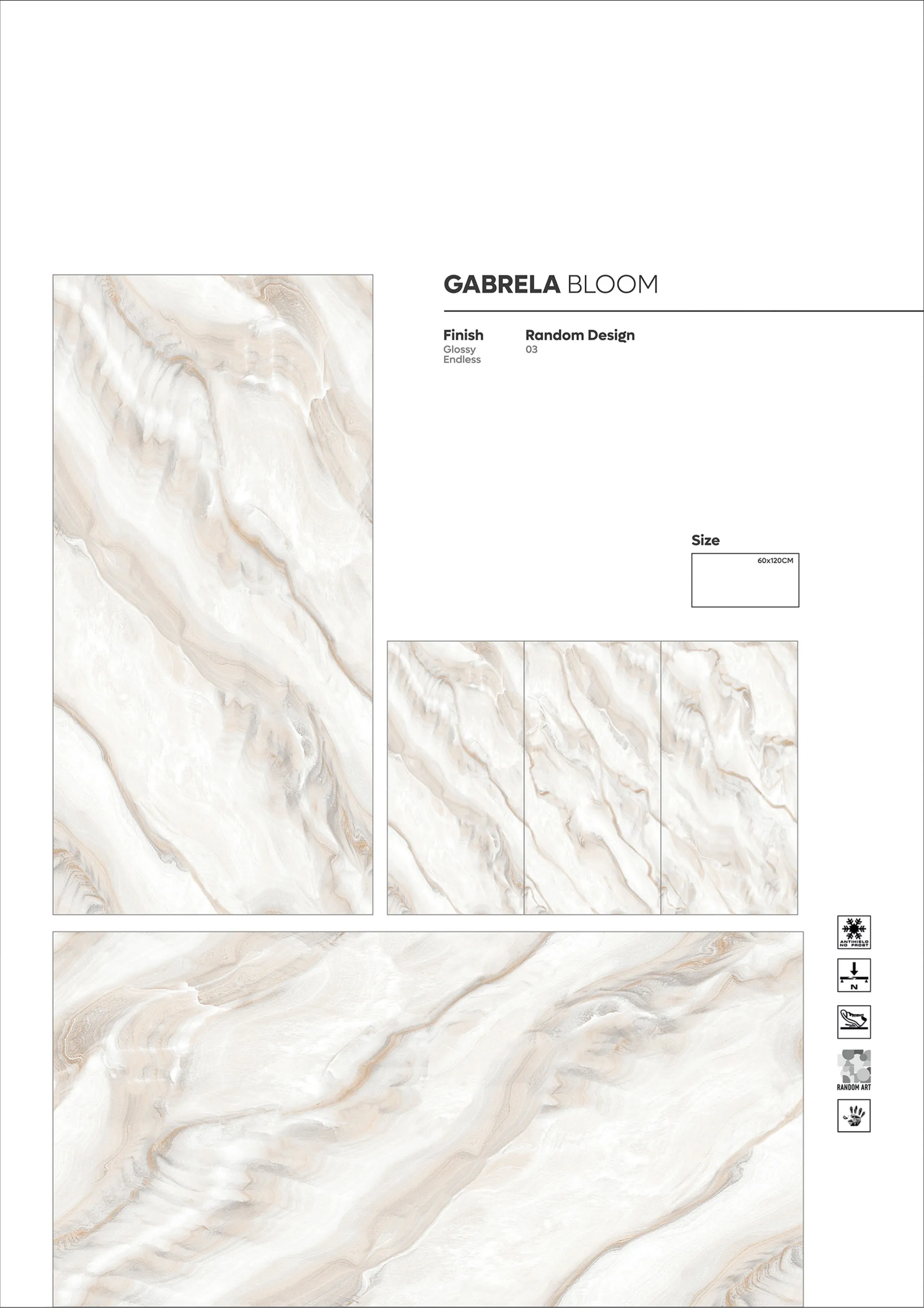 ENDLESS GLOSSY VOL 1 - Design 39 - 600x1200mm Glossy