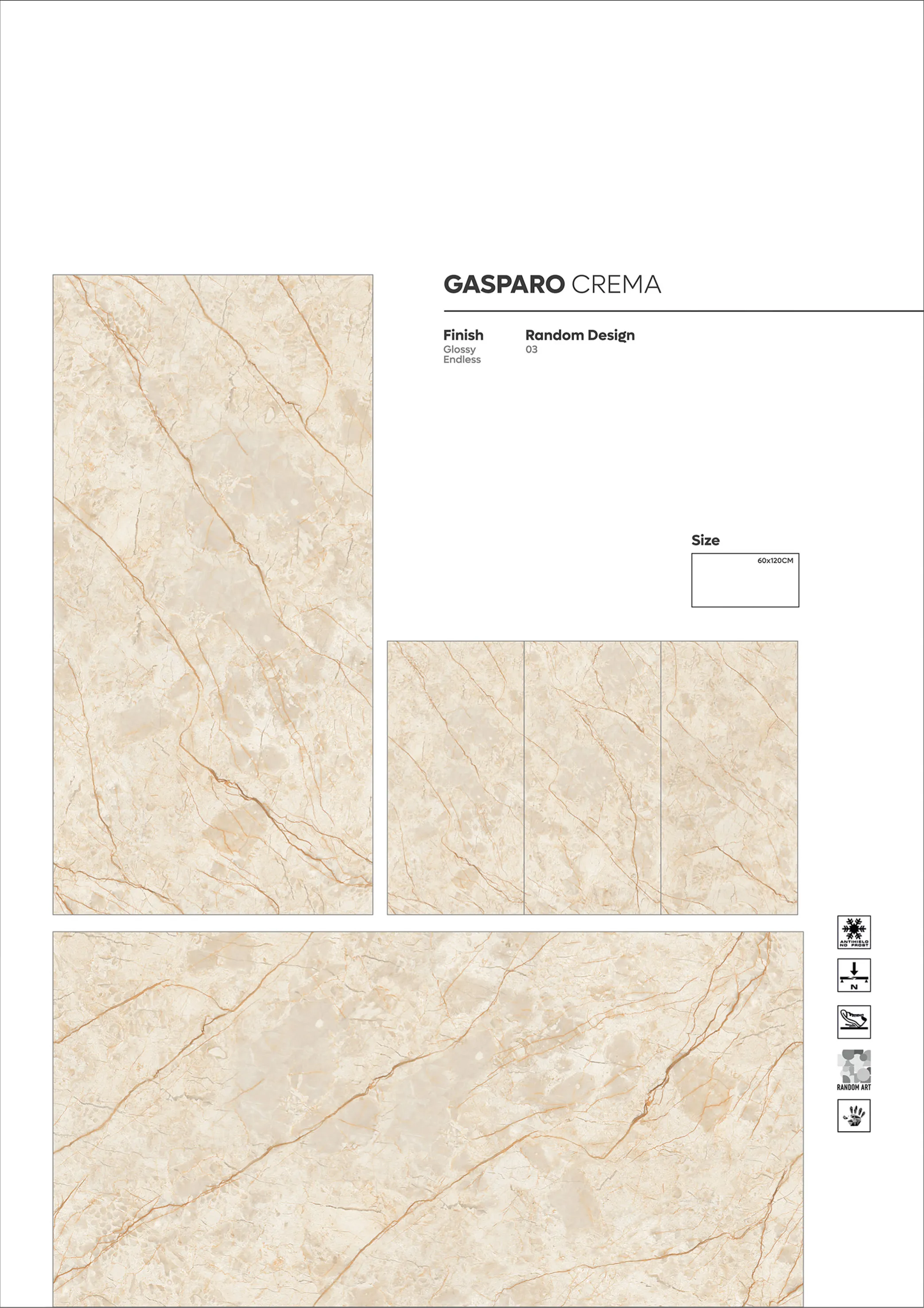 ENDLESS GLOSSY VOL 1 - Design 41 - 600x1200mm Glossy