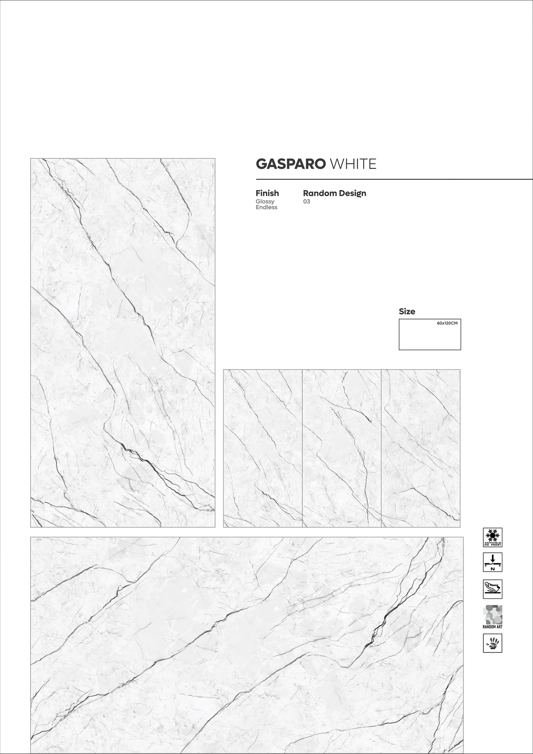 ENDLESS GLOSSY VOL 1 - Design 42 - 600x1200mm Glossy