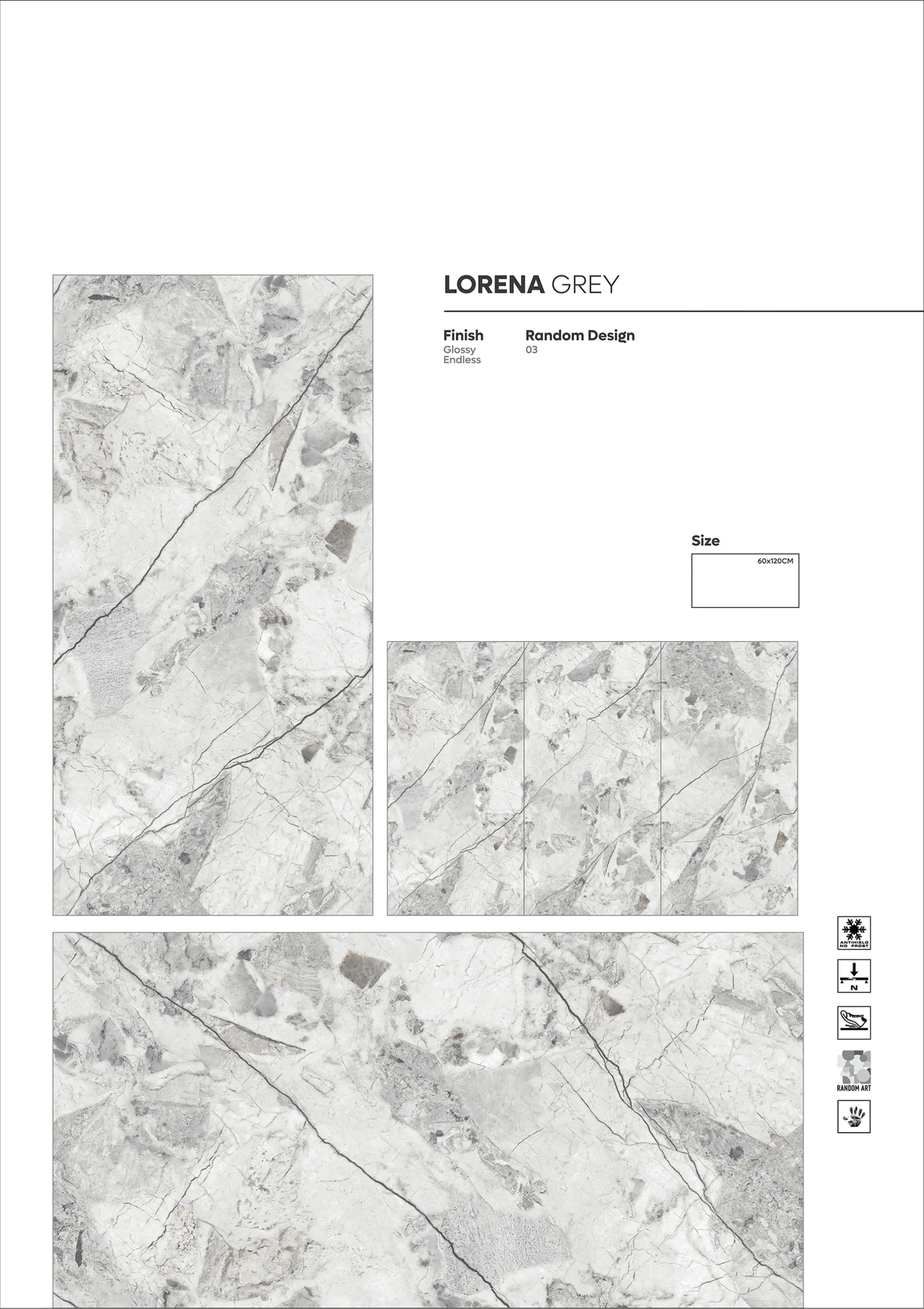 ENDLESS GLOSSY VOL 1 - Design 43 - 600x1200mm Glossy