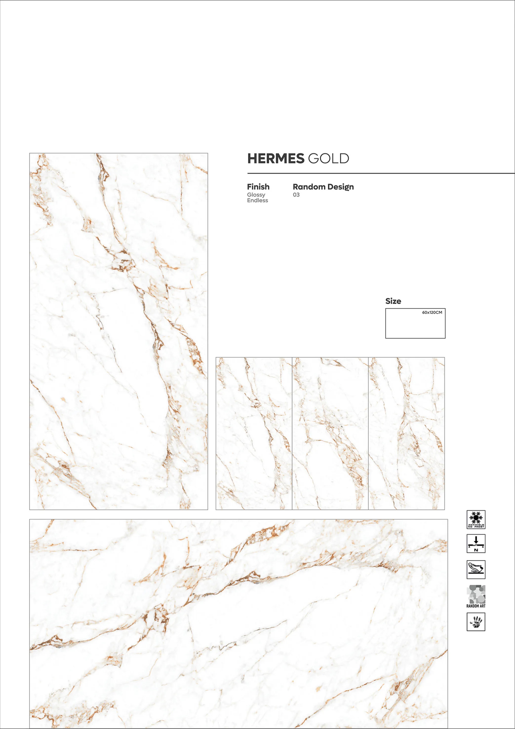 ENDLESS GLOSSY VOL 1 - Design 46 - 600x1200mm Glossy