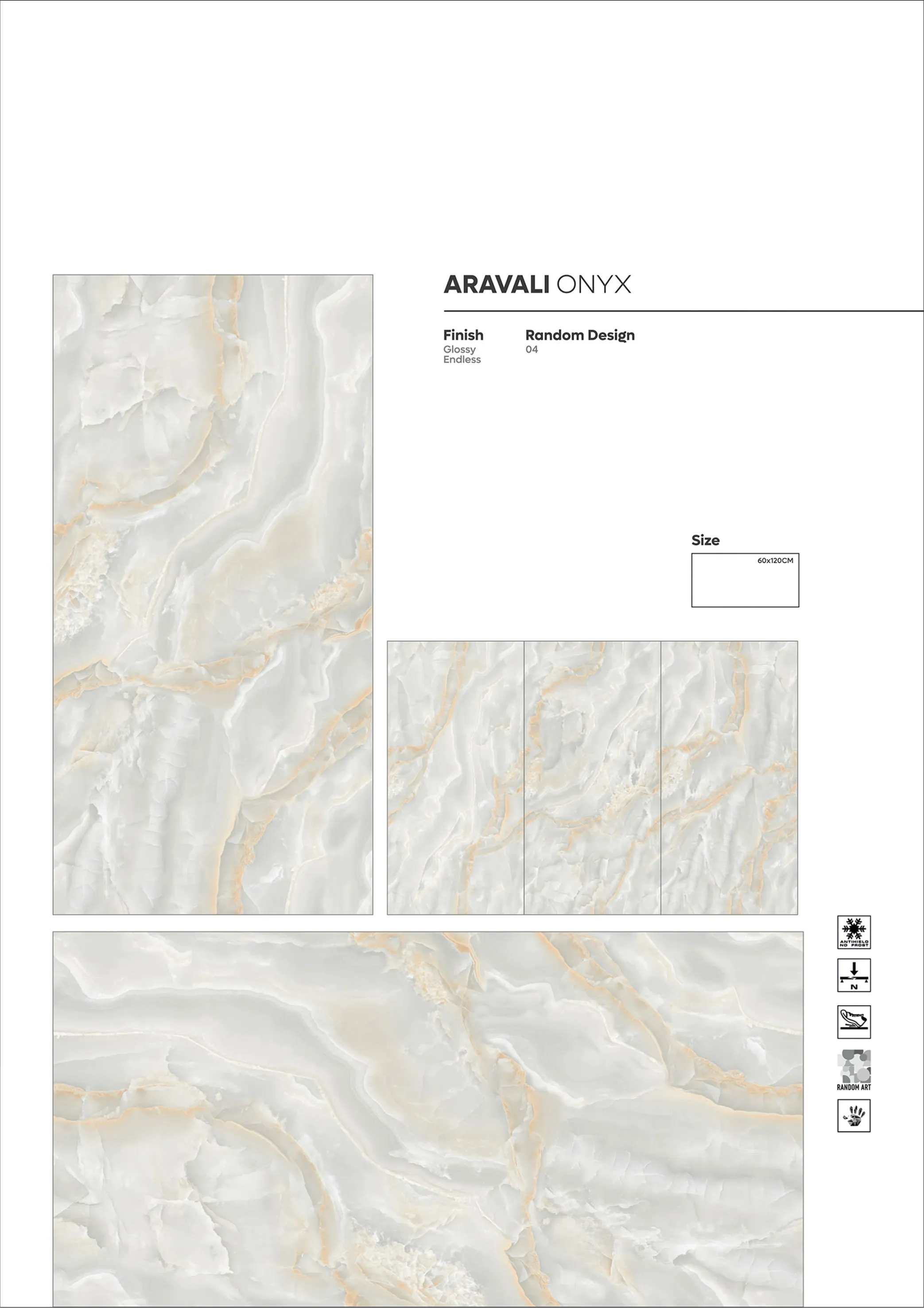 ENDLESS GLOSSY VOL 2 - Design 3 - 600x1200mm Glossy
