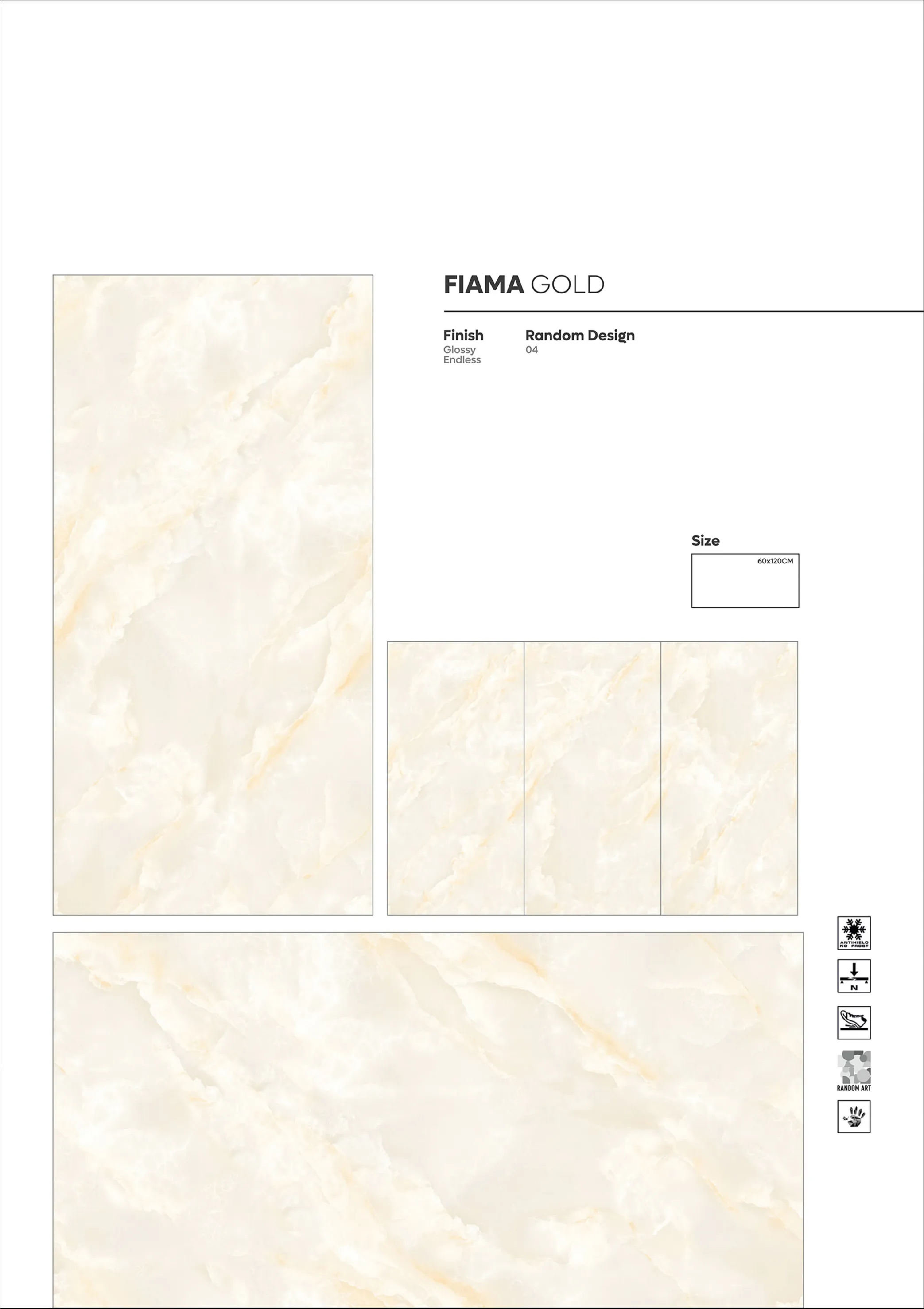 ENDLESS GLOSSY VOL 2 - Design 4 - 600x1200mm Glossy