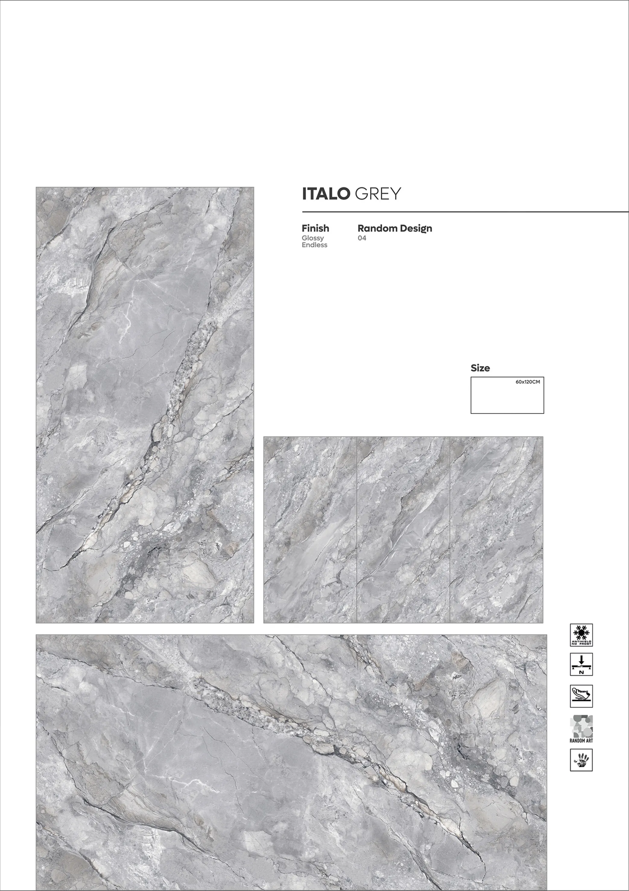 ENDLESS GLOSSY VOL 2 - Design 6 - 600x1200mm Glossy