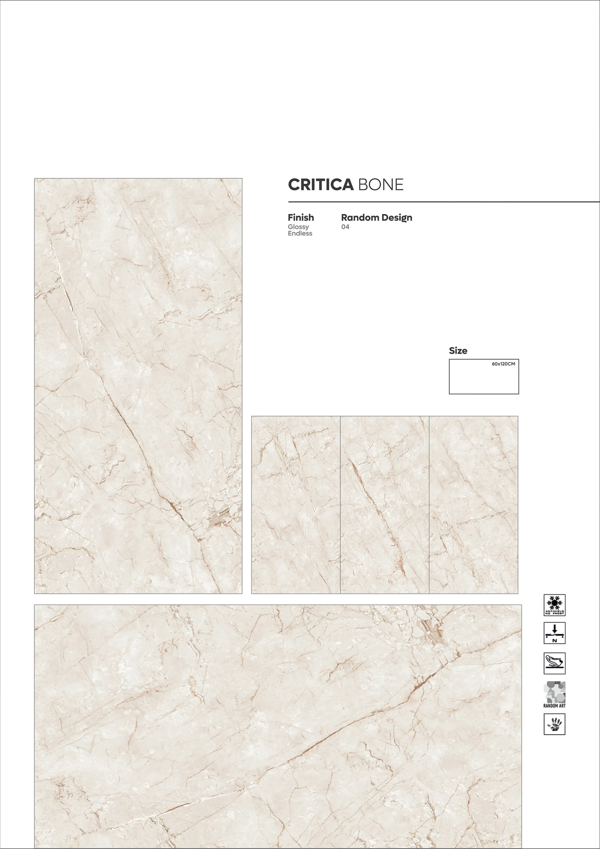 ENDLESS GLOSSY VOL 2 - Design 7 - 600x1200mm Glossy