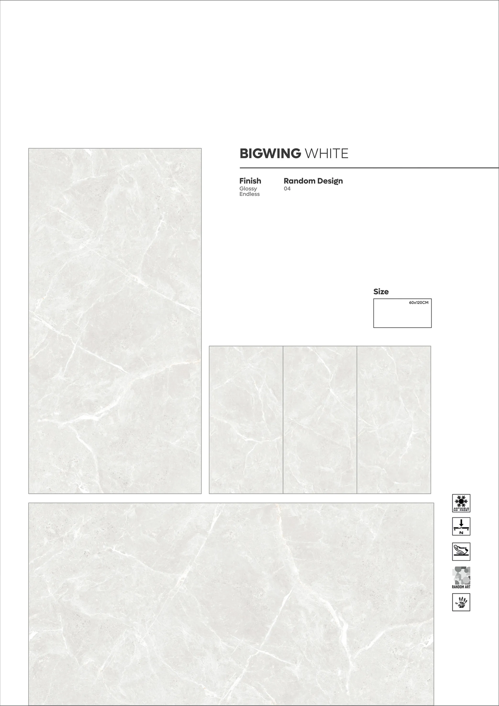 ENDLESS GLOSSY VOL 2 - Design 12 - 600x1200mm Glossy