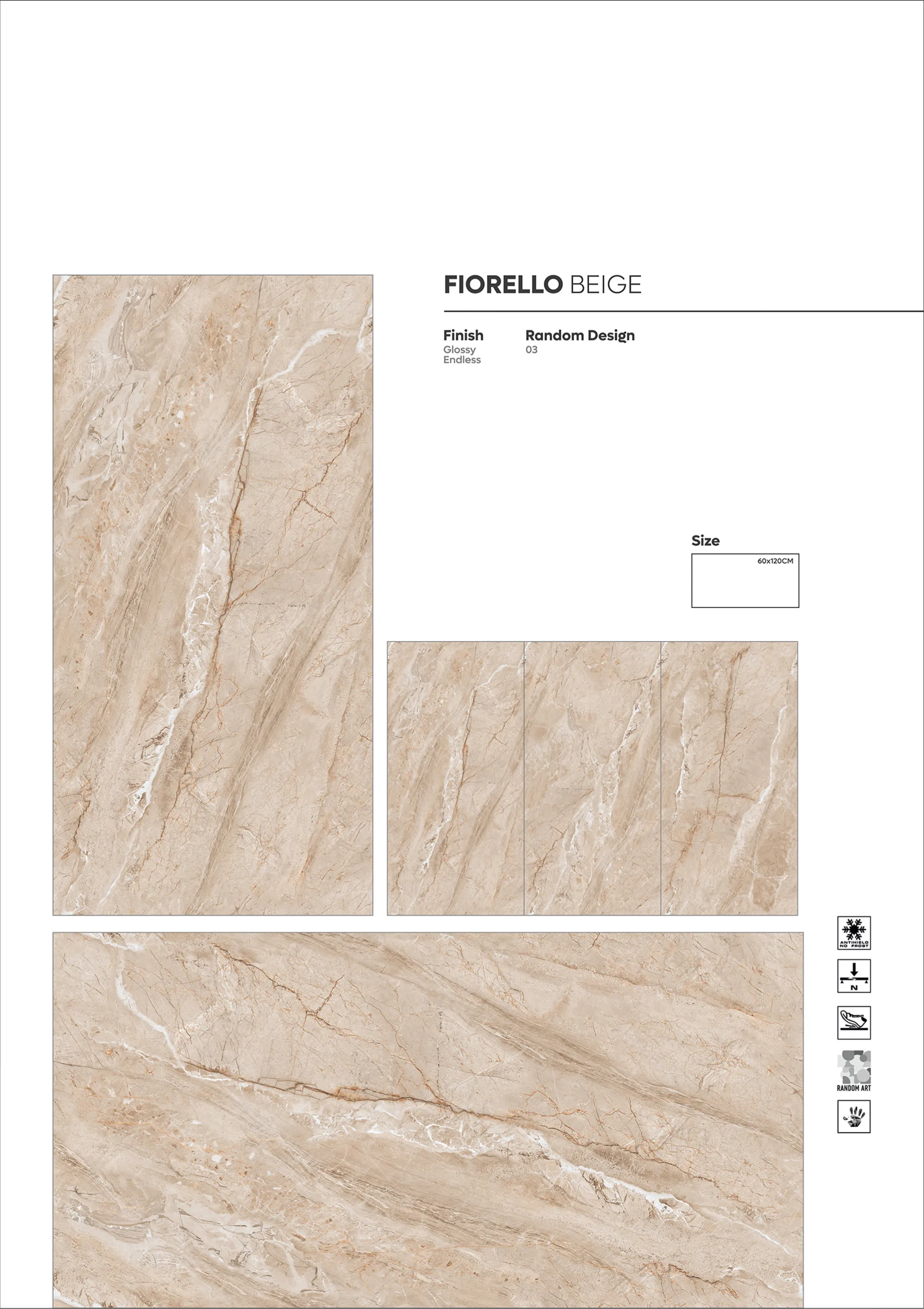 ENDLESS GLOSSY VOL 2 - Design 14 - 600x1200mm Glossy