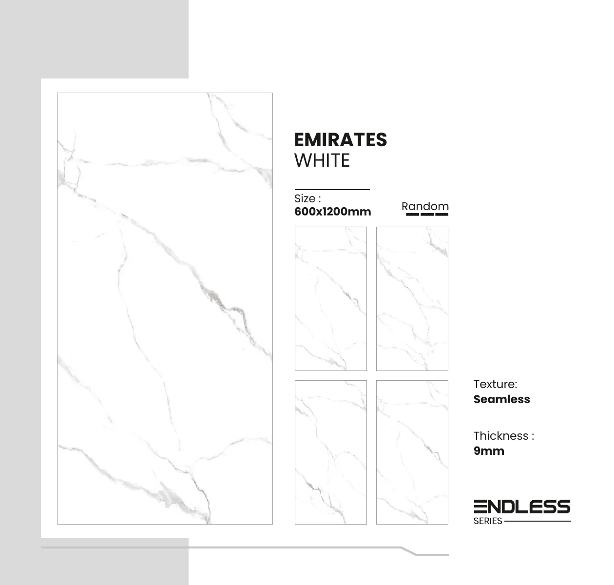 Endless Series Catalouge - Design 11 - 600x1200mm Endless