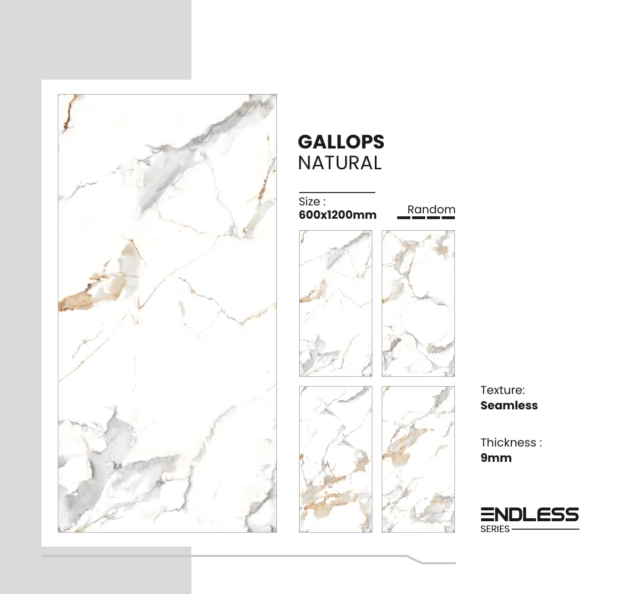 Endless Series Catalouge - Design 13 - 600x1200mm Endless