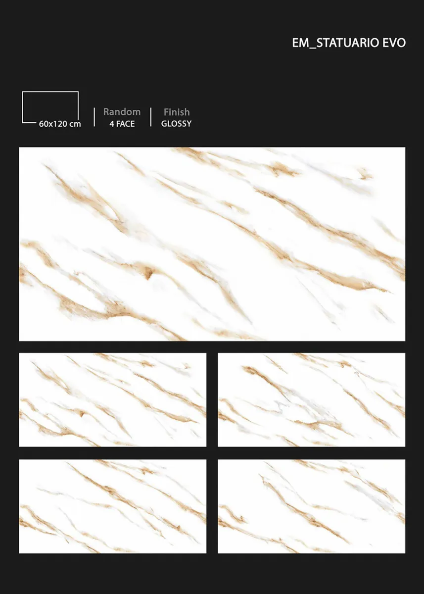 ENDMATCH 60X120cm - Design 61 - 600x1200mm Endmatch