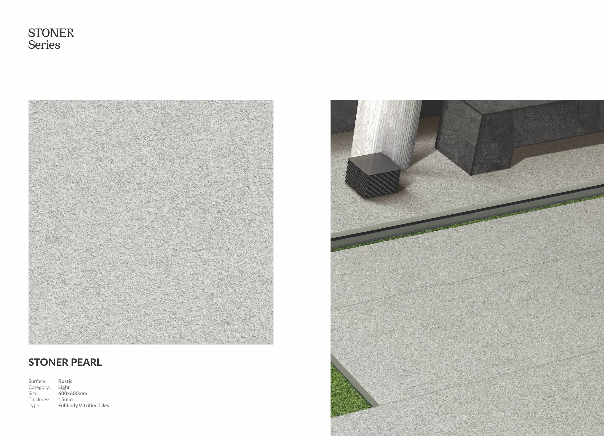 Ex Artxl Stoner DGxl series 60x60cm - Design 41 - 600x1200mm Glossy