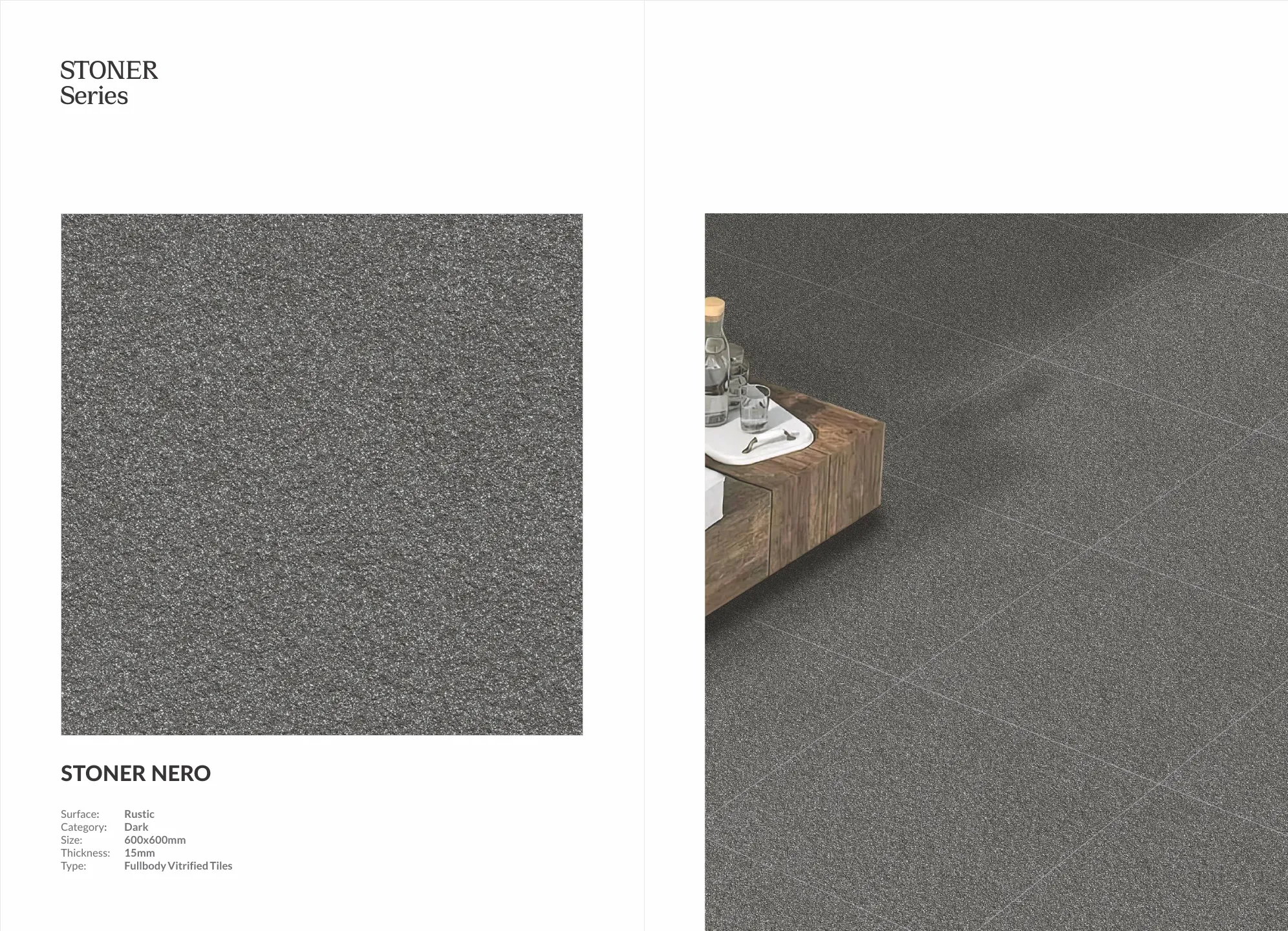 Ex Artxl Stoner DGxl series 60x60cm - Design 45 - 600x1200mm Glossy