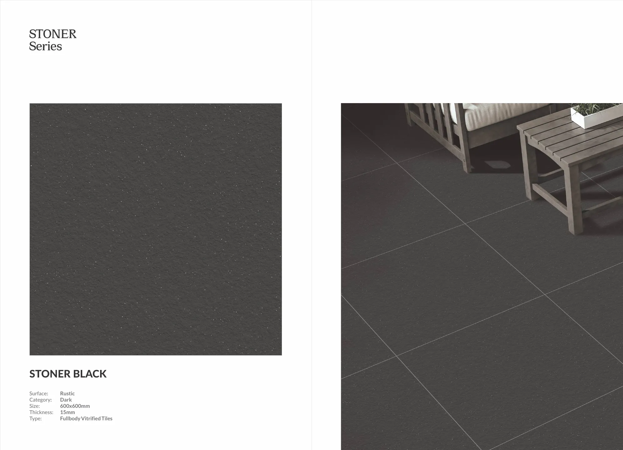 Ex Artxl Stoner DGxl series 60x60cm - Design 47 - 600x1200mm Glossy