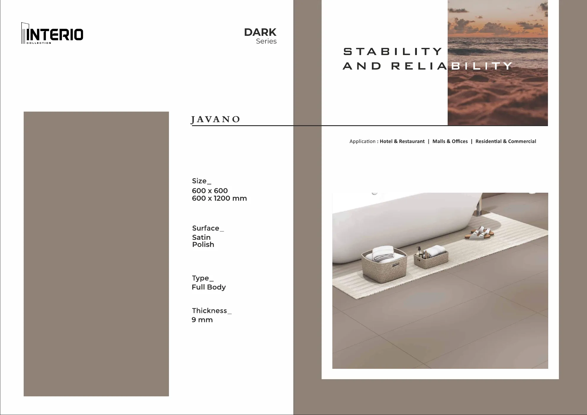 Ex Interio collection 600x600,600x1200 9mm - Design 19 - 600x1200mm Glossy