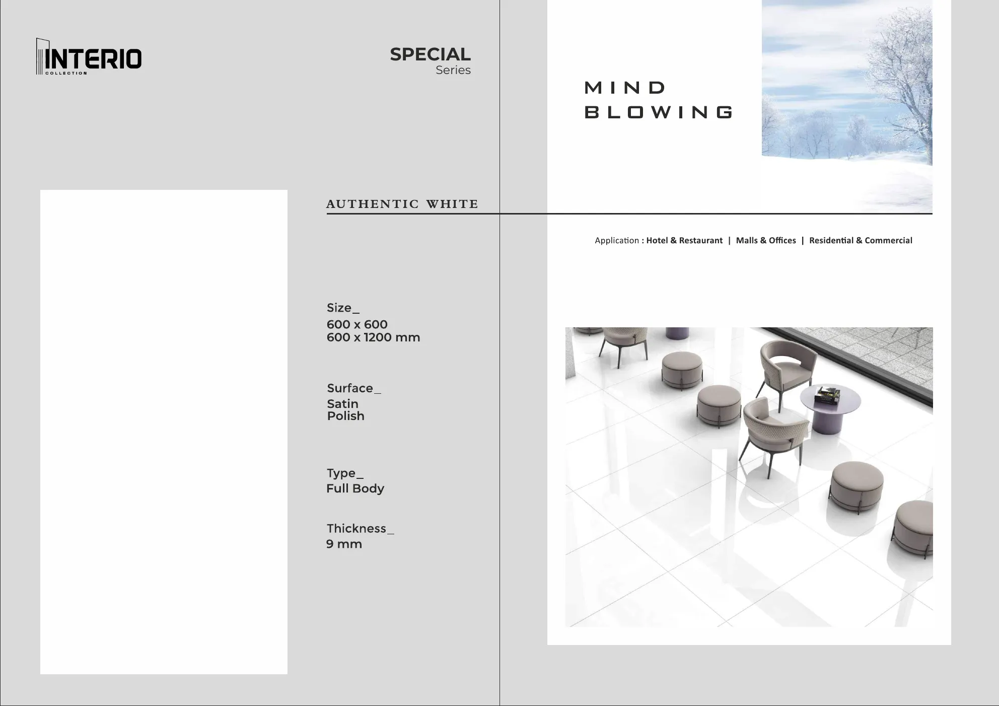 Ex Interio collection 600x600,600x1200 9mm - Design 21 - 600x1200mm Glossy