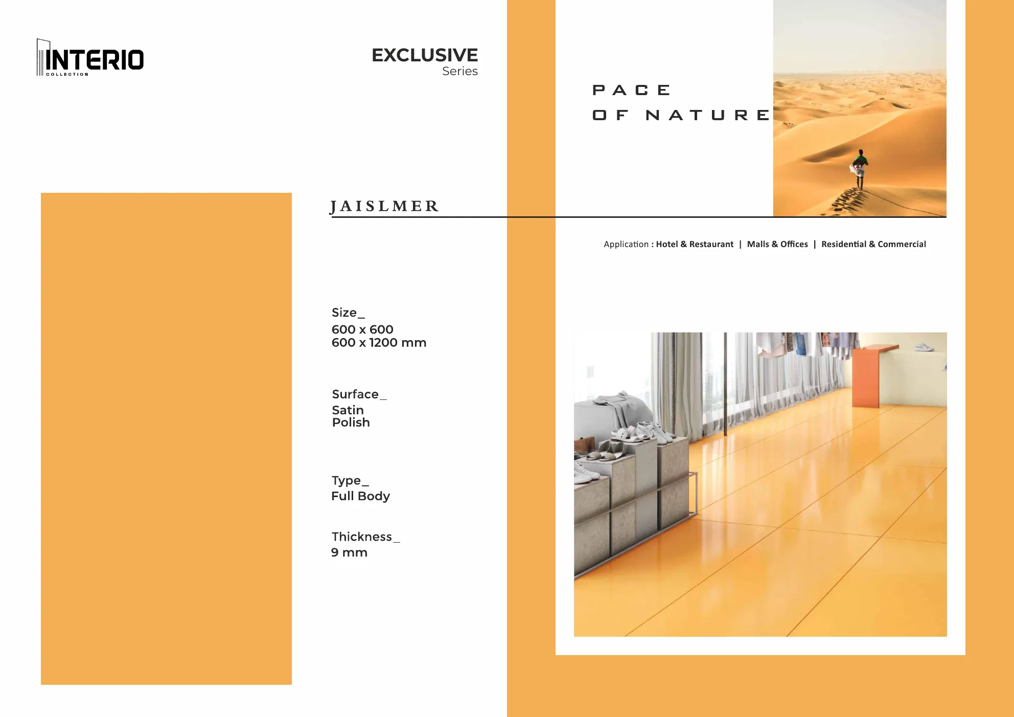 Ex Interio collection 600x600,600x1200 9mm - Design 25 - 600x1200mm Glossy