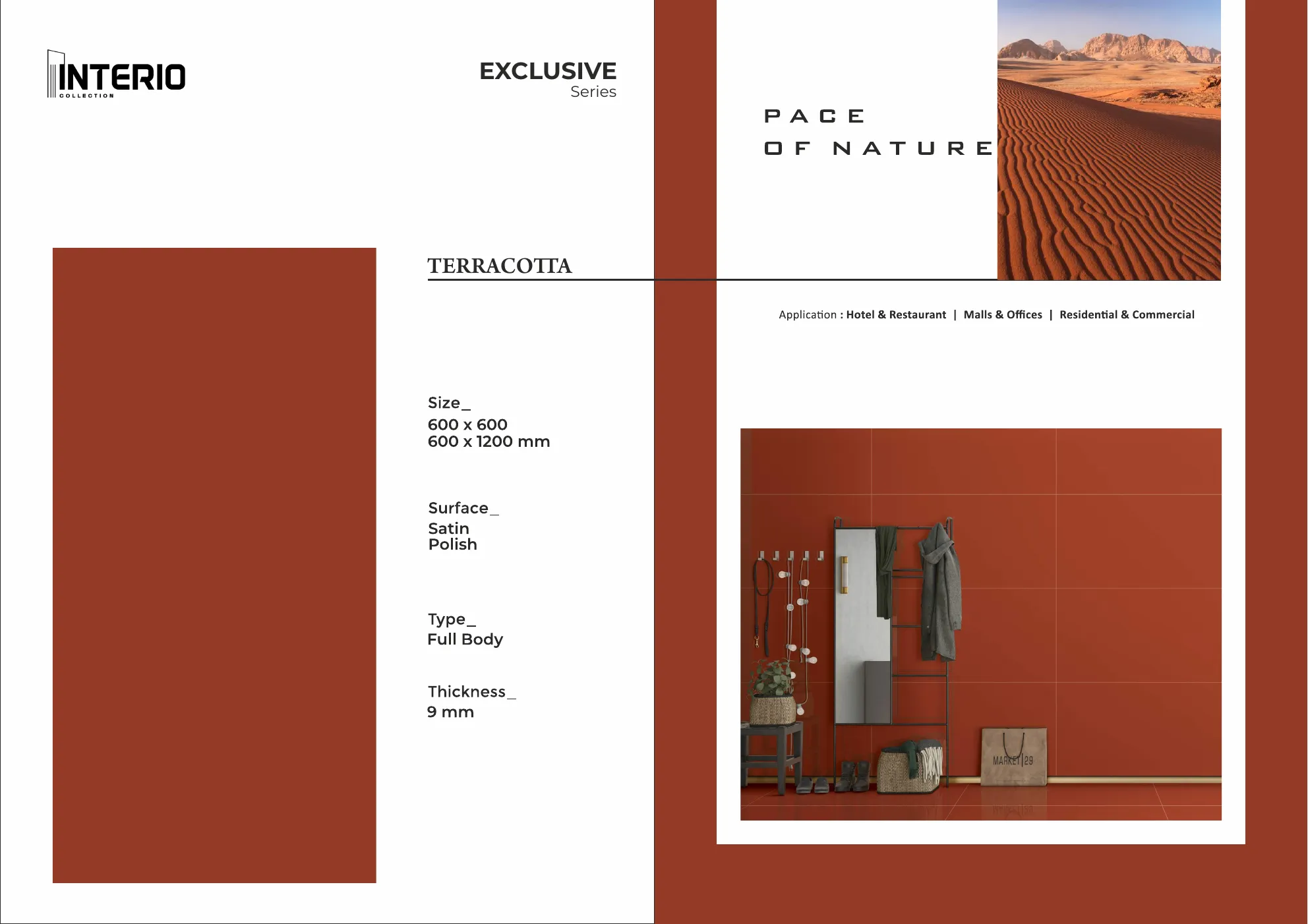 Ex Interio collection 600x600,600x1200 9mm - Design 27 - 600x1200mm Glossy