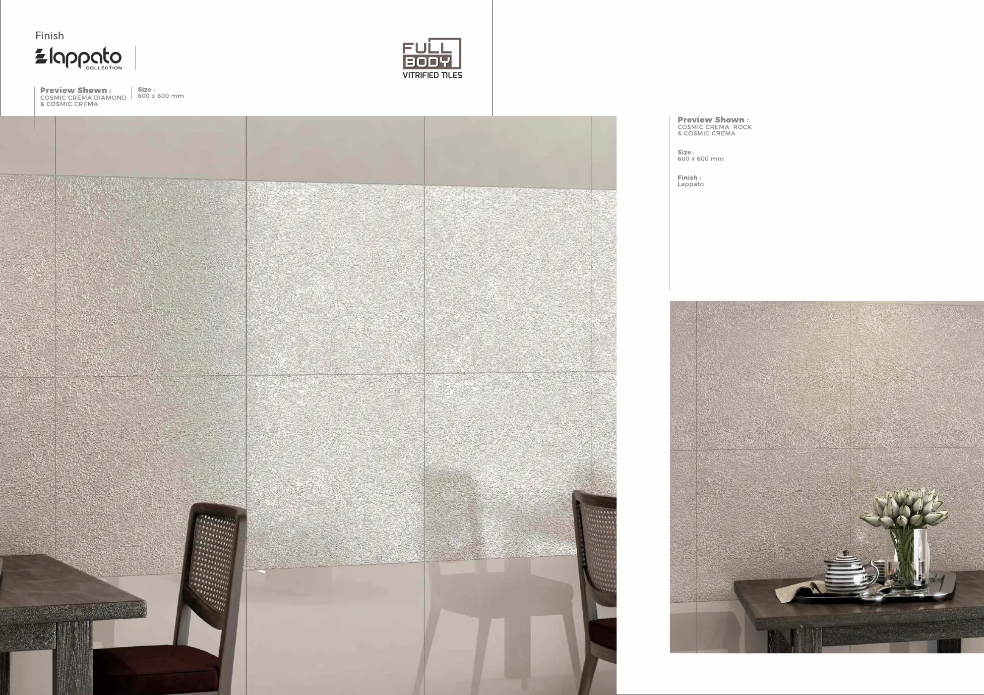 Ex Lappato surface 600x600 9mm - Design 4 - 600x600mm Lappato