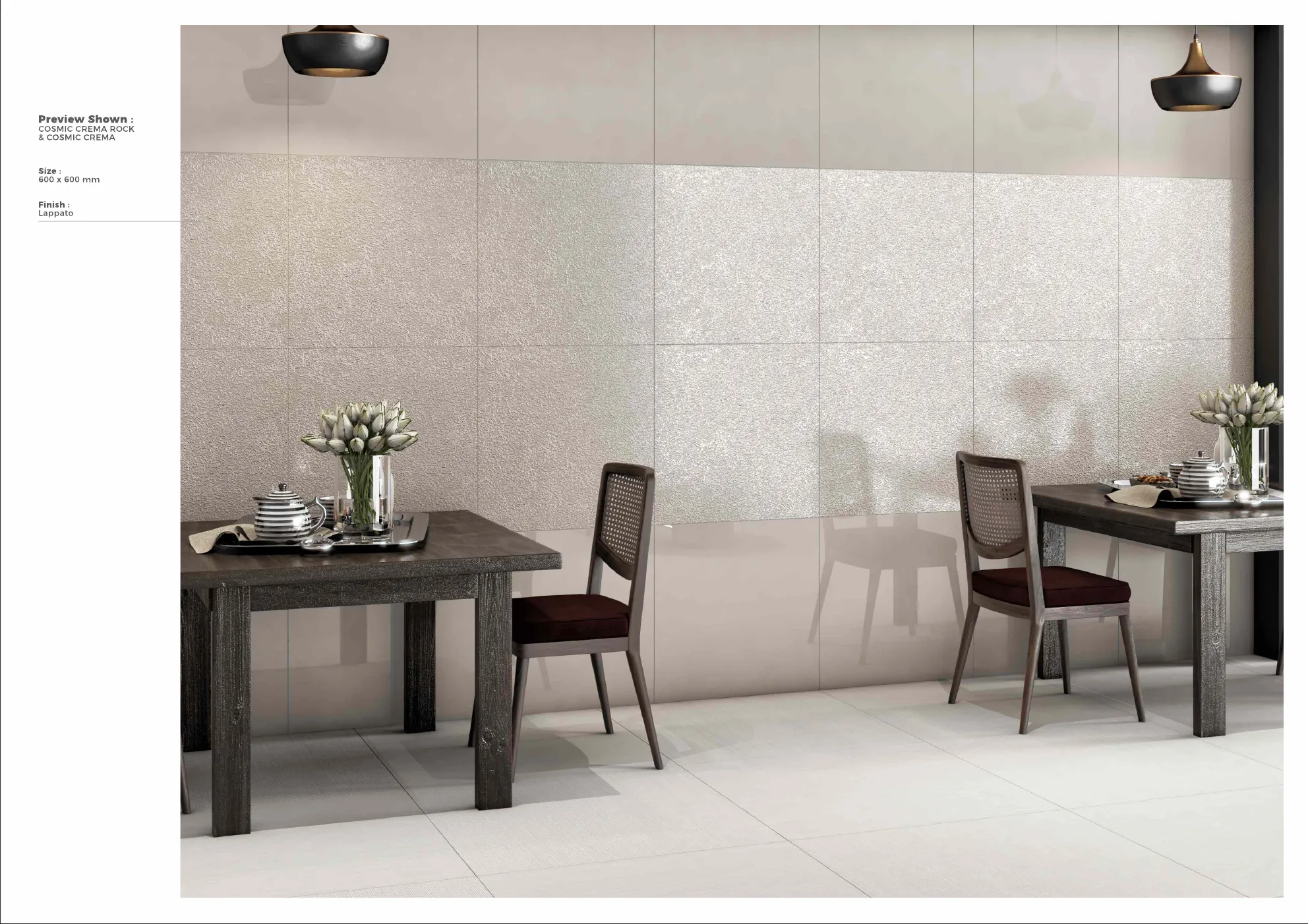 Ex Lappato surface 600x600 9mm - Design 5 - 600x600mm Lappato