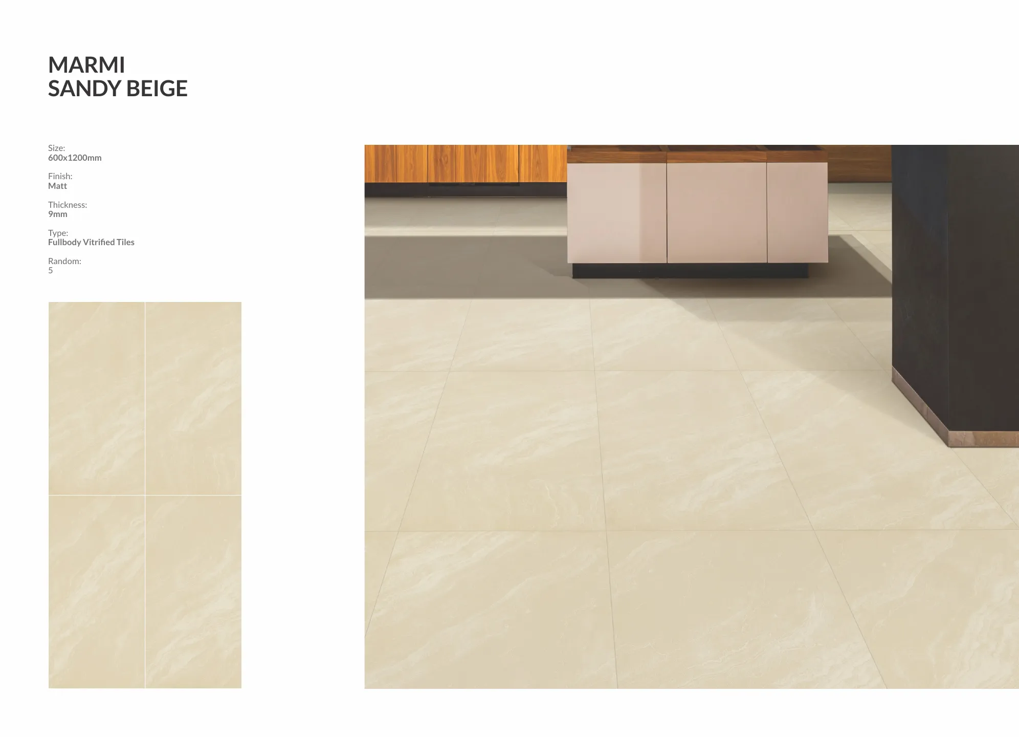 Ex marmi fullbody+digital matt 600x1200 9mm - Design 4 - 600x1200mm Matt