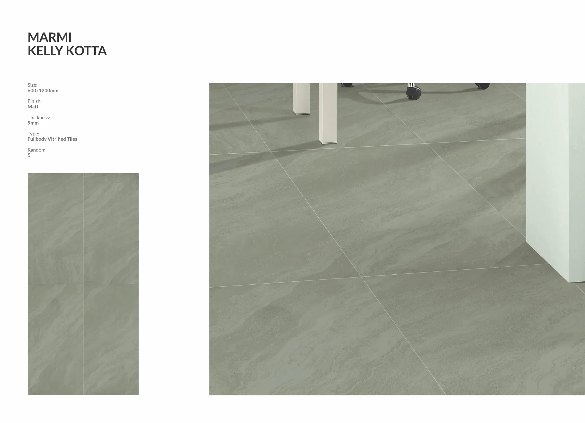 Ex marmi fullbody+digital matt 600x1200 9mm - Design 16 - 600x1200mm Matt