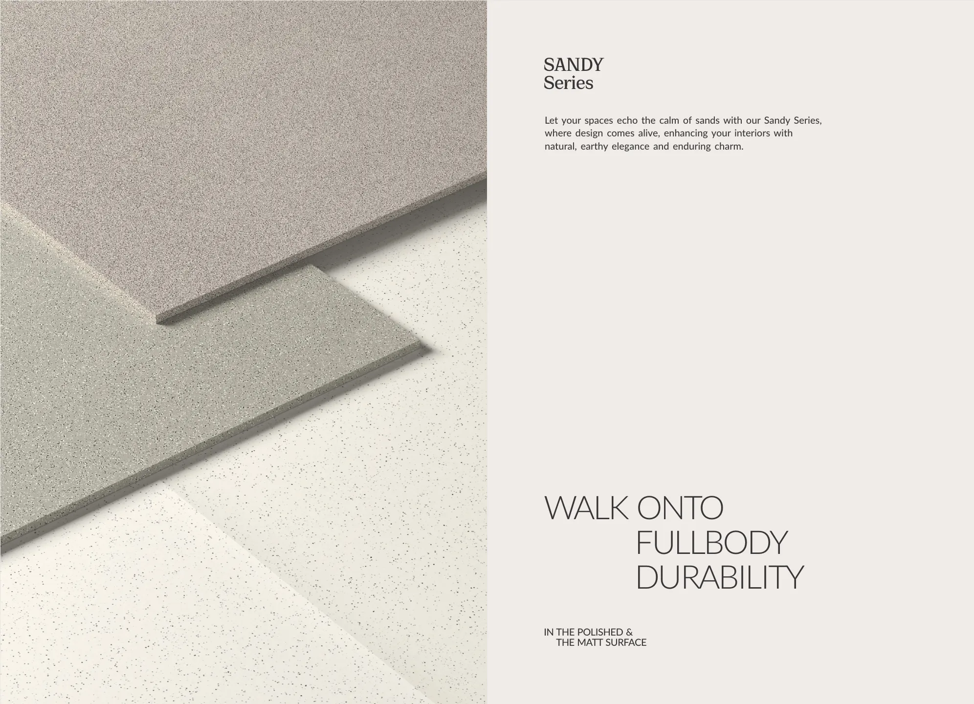 Ex sandy series 60x120cm,60x60cm - Design 1 - 600x1200mm Sandy