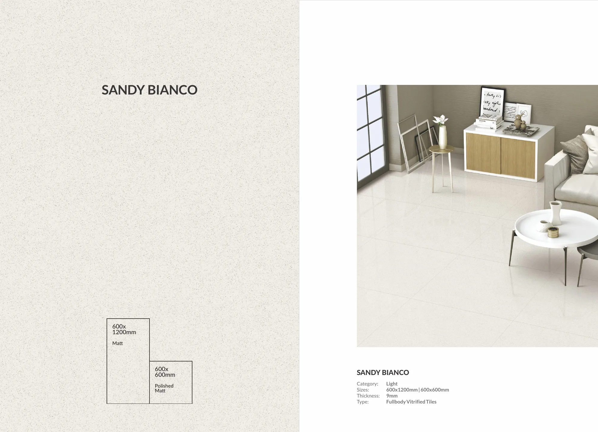 Ex sandy series 60x120cm,60x60cm - Design 7 - 600x1200mm Sandy