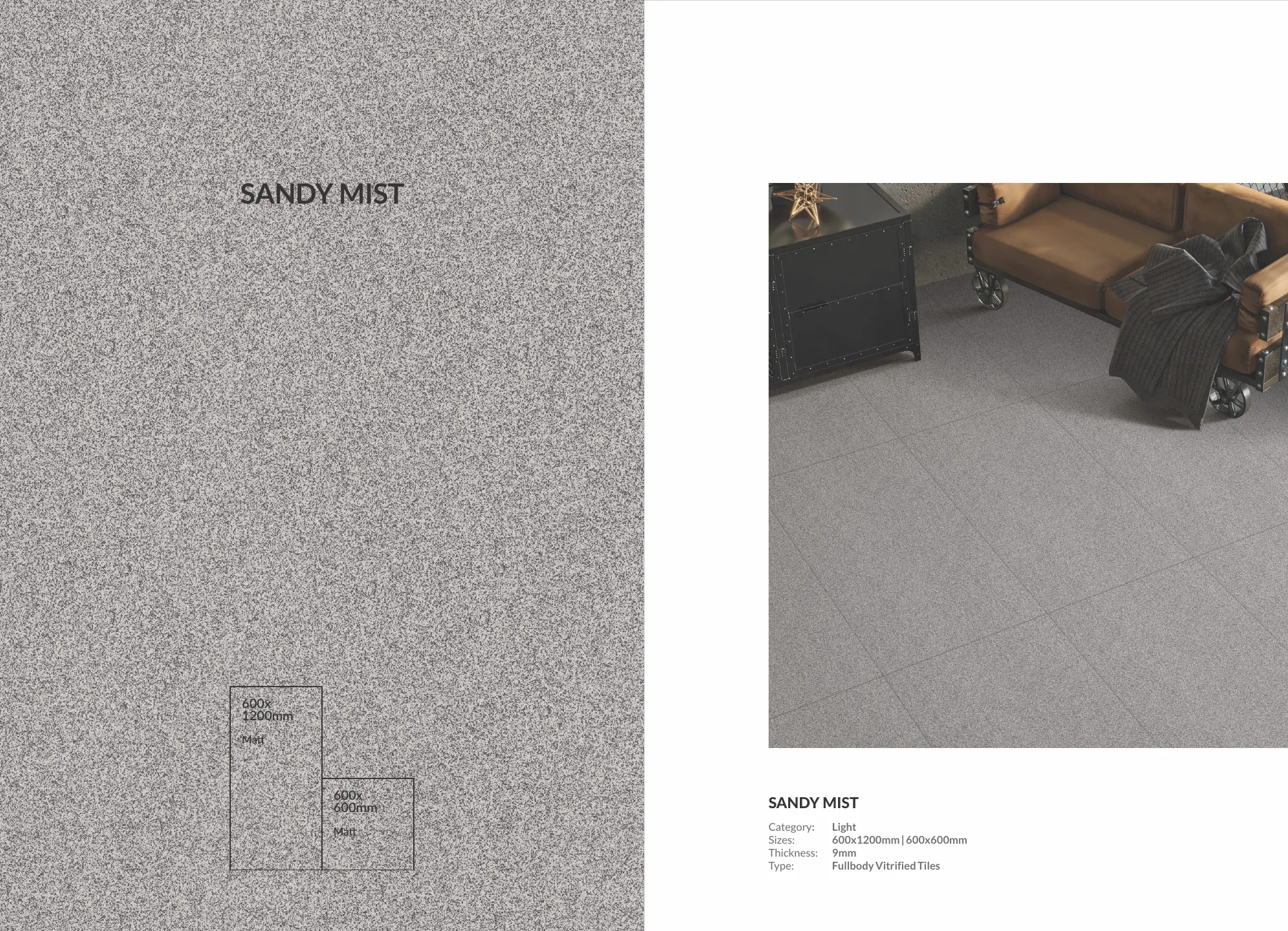 Ex sandy series 60x120cm,60x60cm - Design 17 - 600x1200mm Sandy